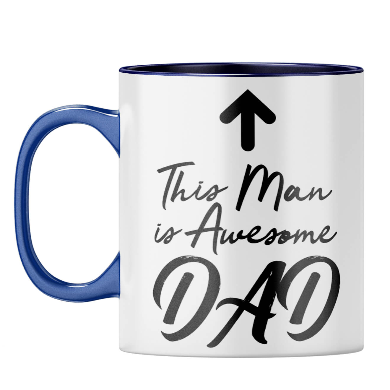 Awesome Dad Coffee Mug Dark Blue