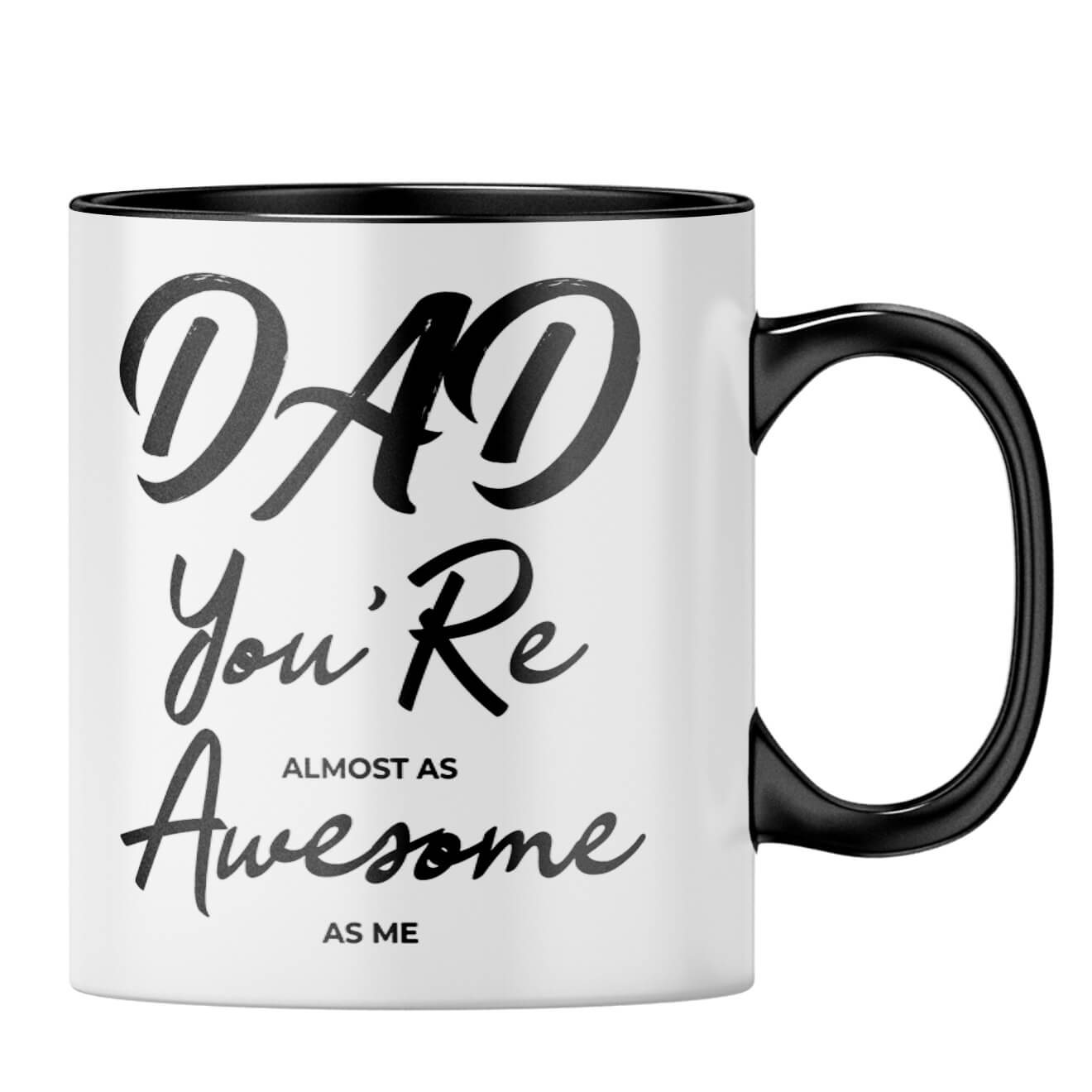 Dad Is Awesome As Me Coffee MugB-Black