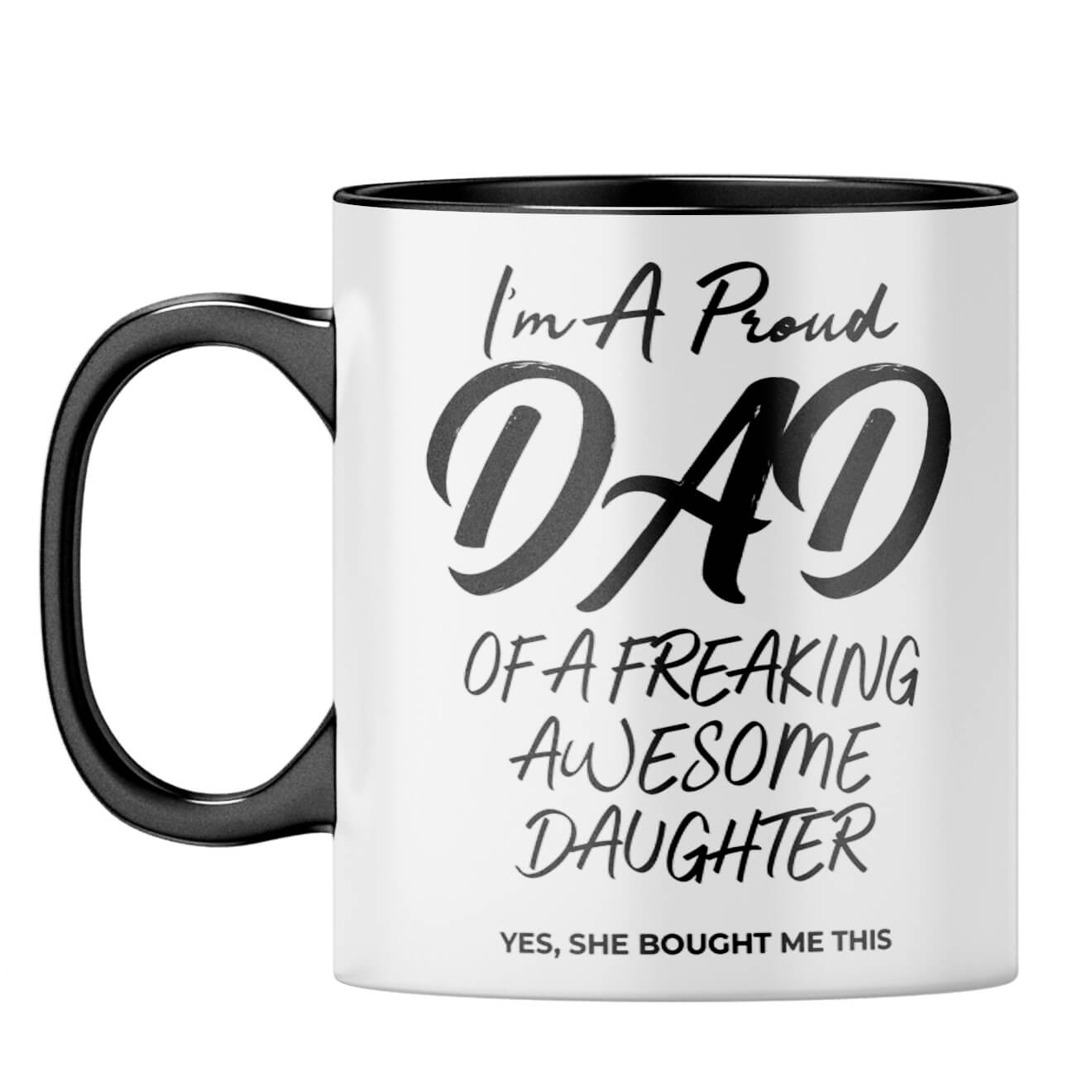 Dad of Awesome Daughter Coffee Mug