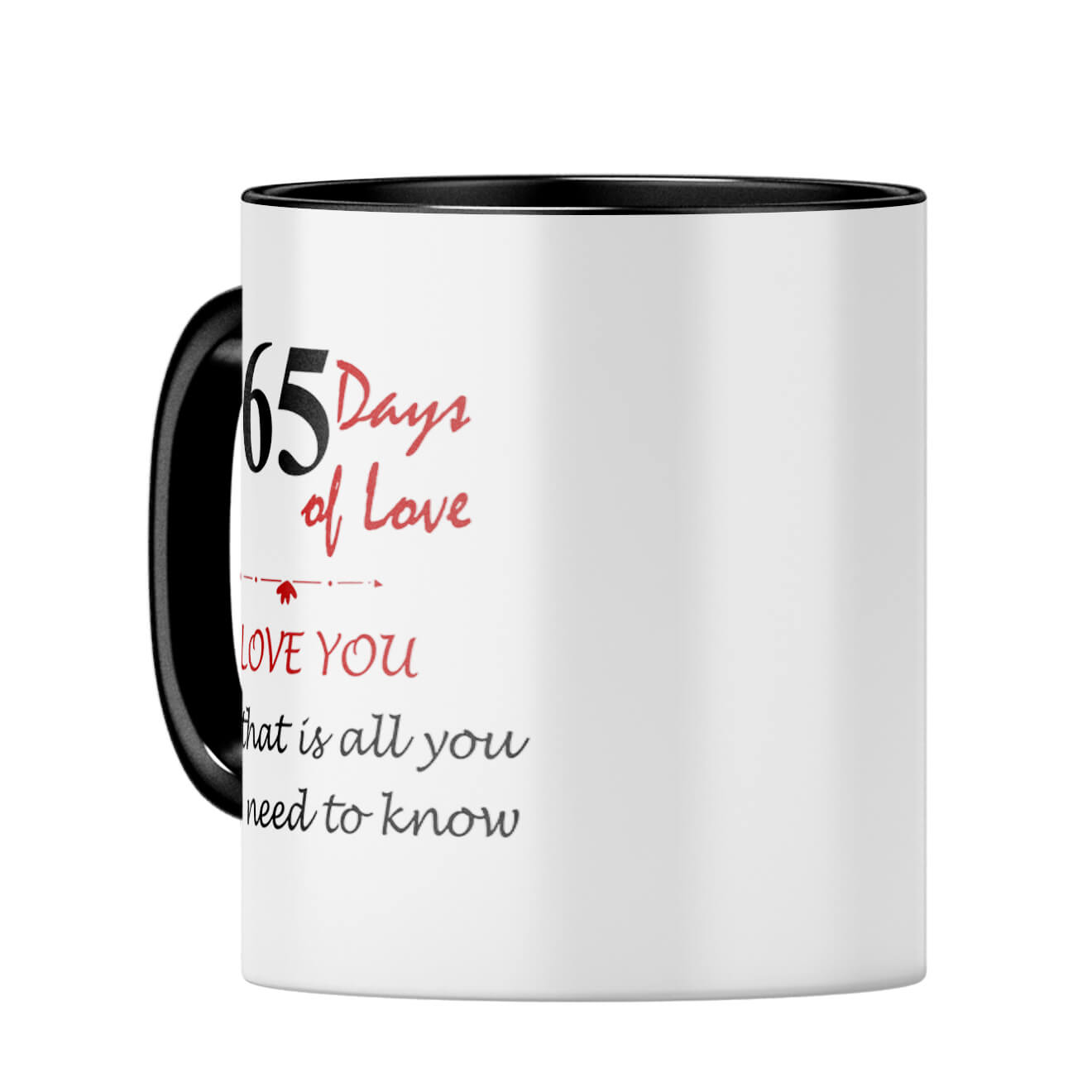 First Anniversary Gift Coffee MugC-Black