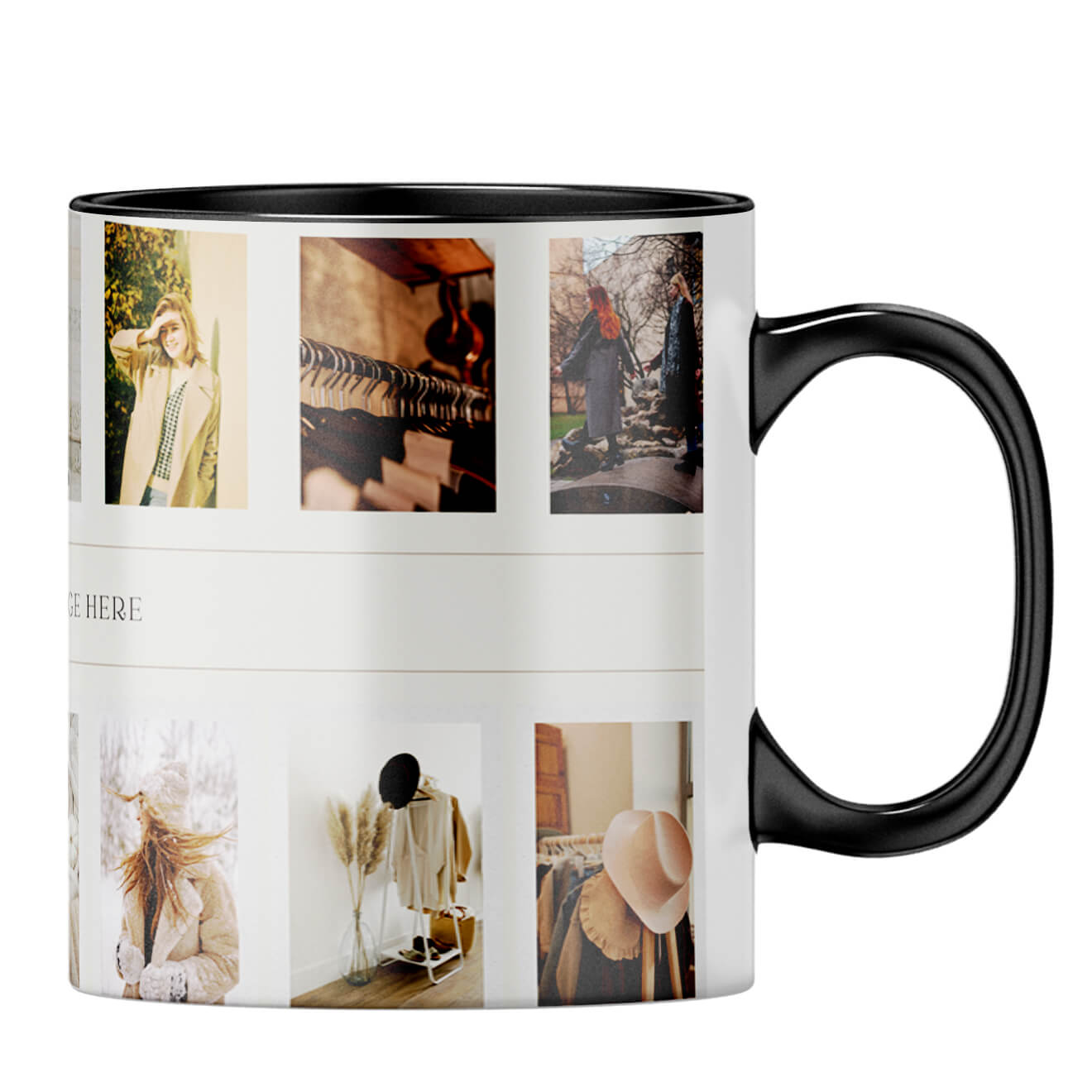 Fourteen Photos Coffee MugB-Black