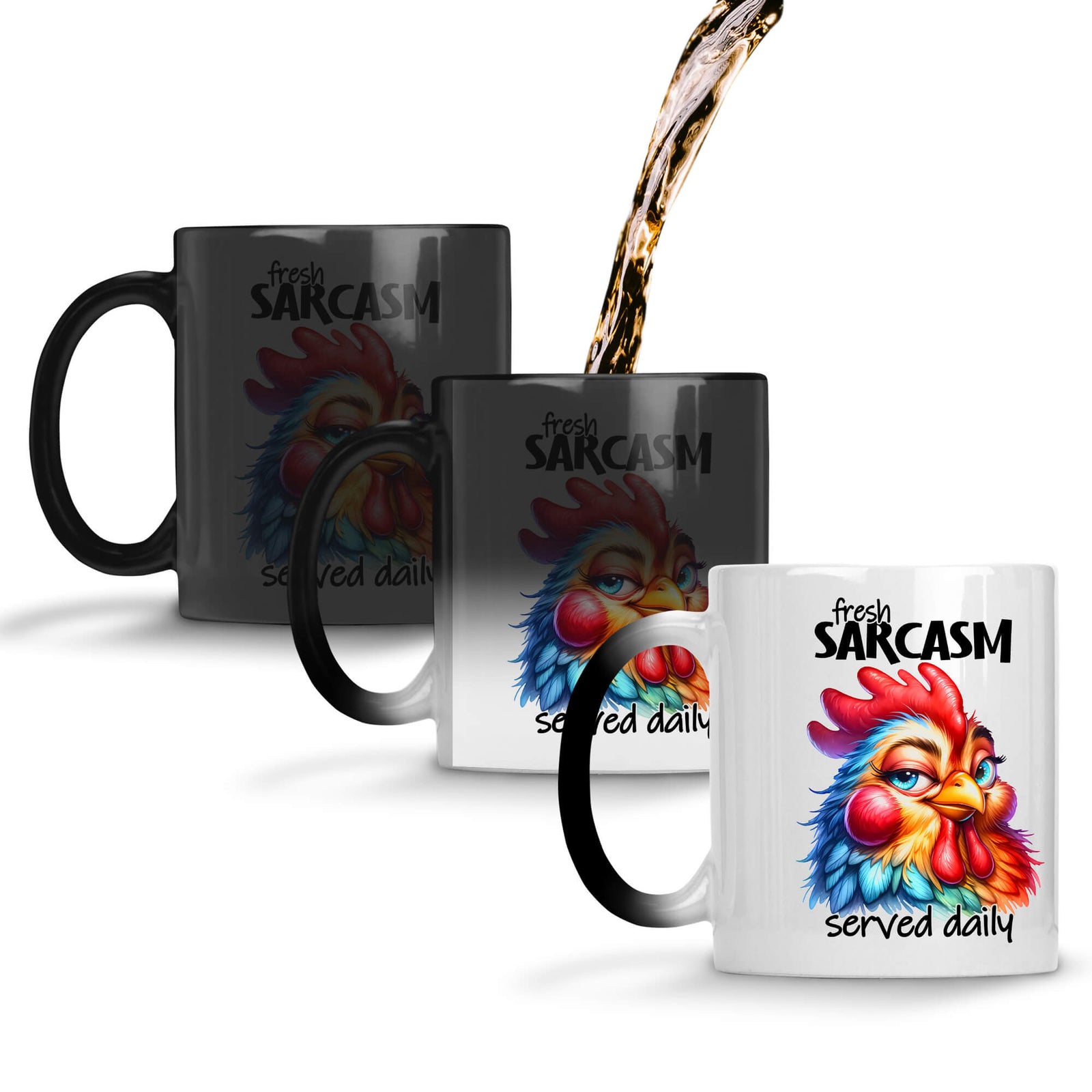 Fresh Sarcasm Served Daily Coffee Mug Magic