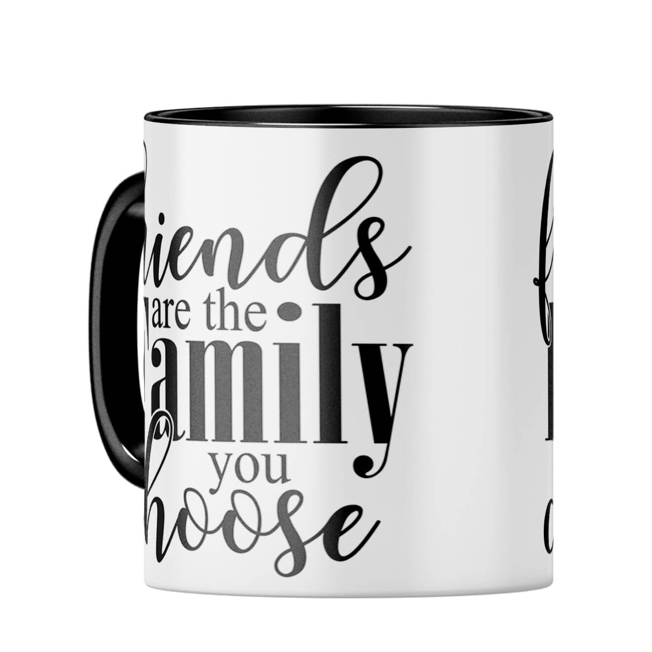 Friends Are Family Coffee MugC-Black
