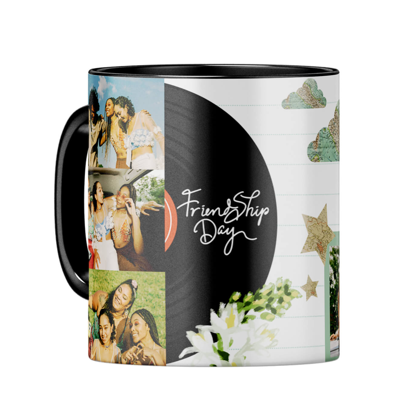 Friendship Day Coffee Mug Black