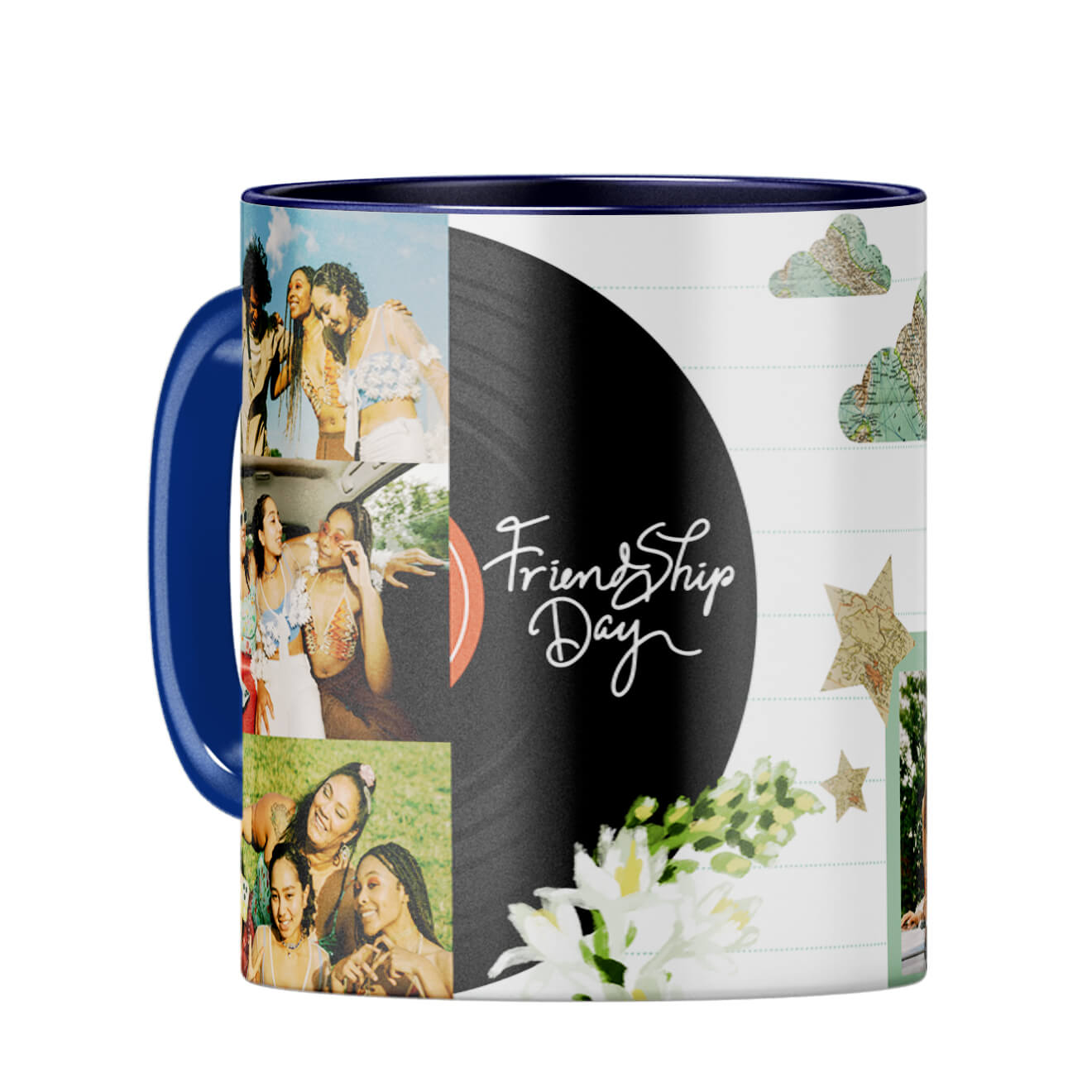 Friendship Day Coffee Mug Dark Blue