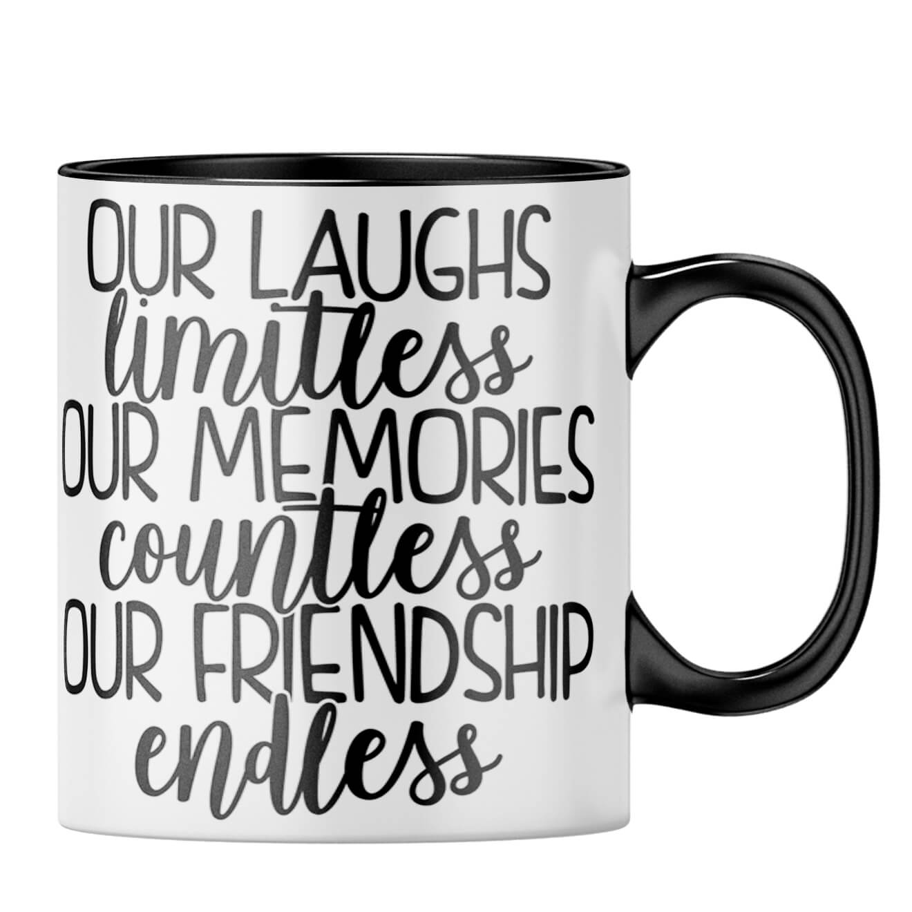 Friendship Is Endless Coffee MugB-Black