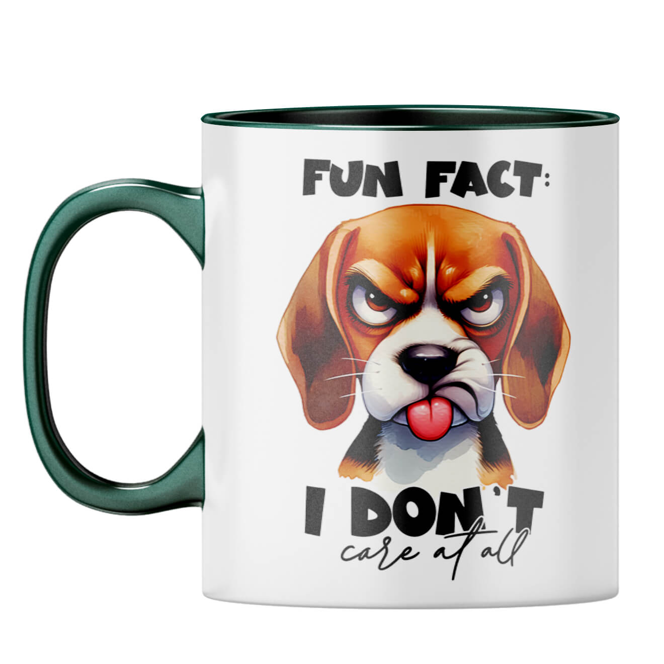Fun fact Coffee Mug Dark Green