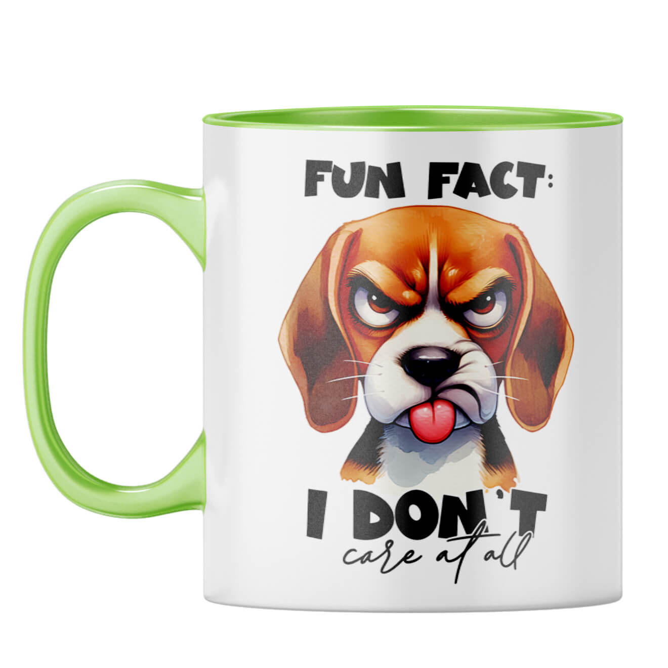 Fun fact Coffee Mug Light Green