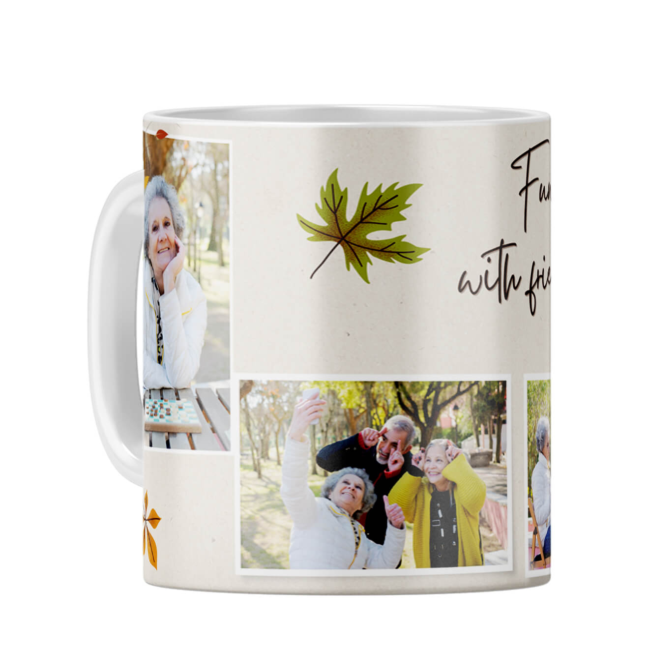 Fun With Friends Coffee Mug White