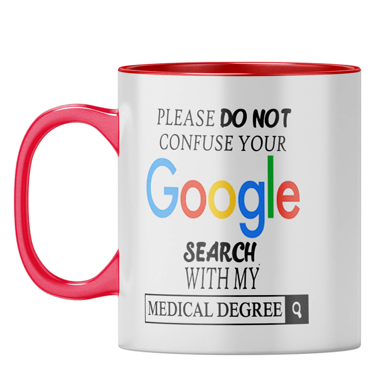 Funny Doctor Coffee Mug Red