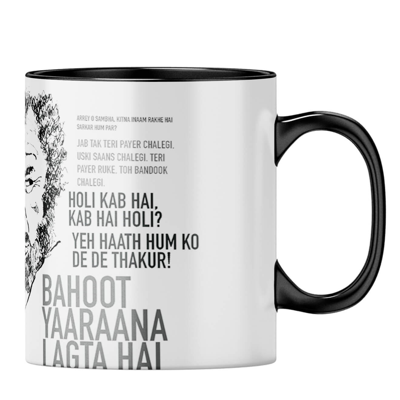 Gabbar Coffee MugB-Black