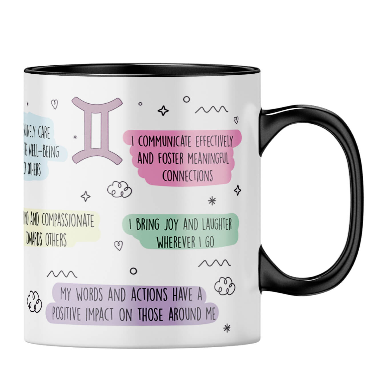 Gemini Coffee MugB-Black