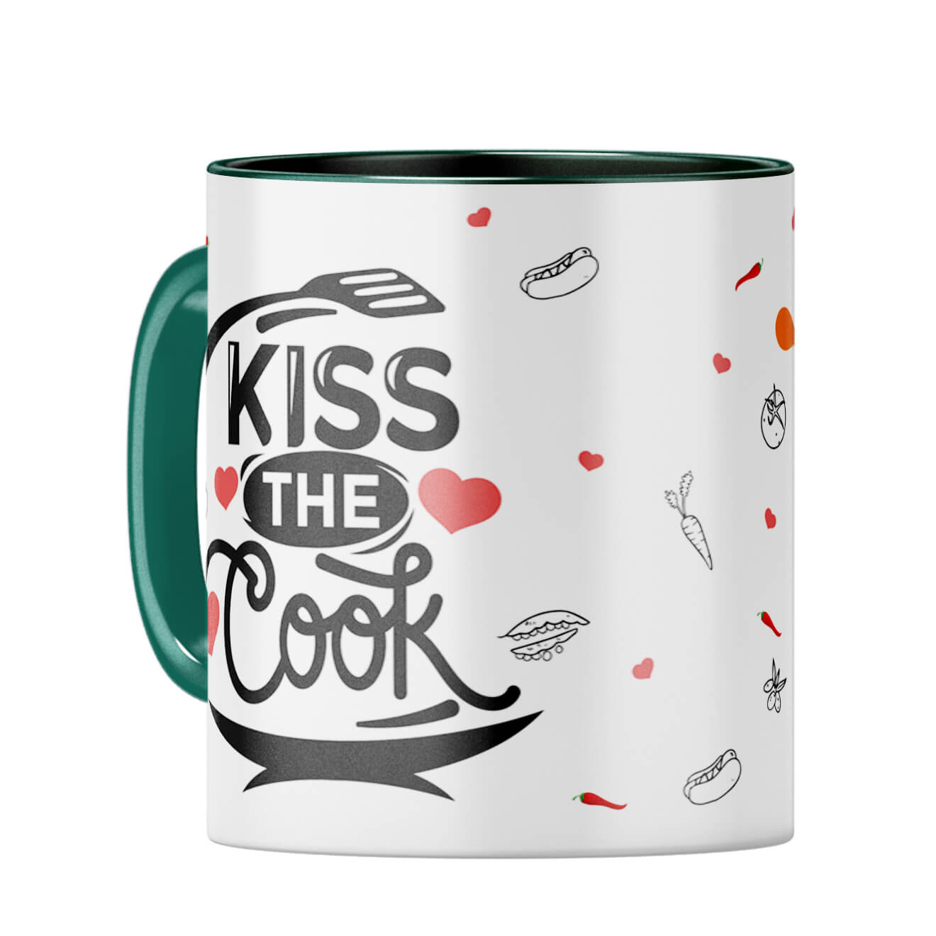 Gift for Cooking Lovers Coffee Mug Dark Green