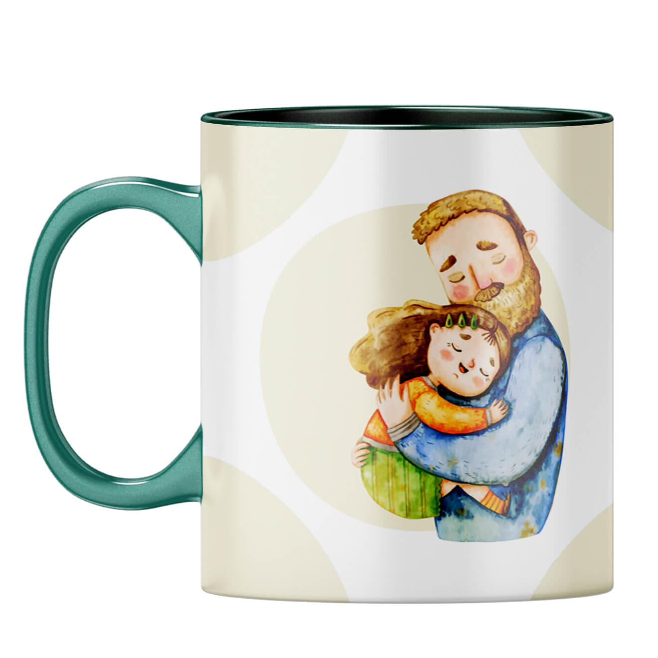 Gift for Father's Day Coffee Mug Dark Green