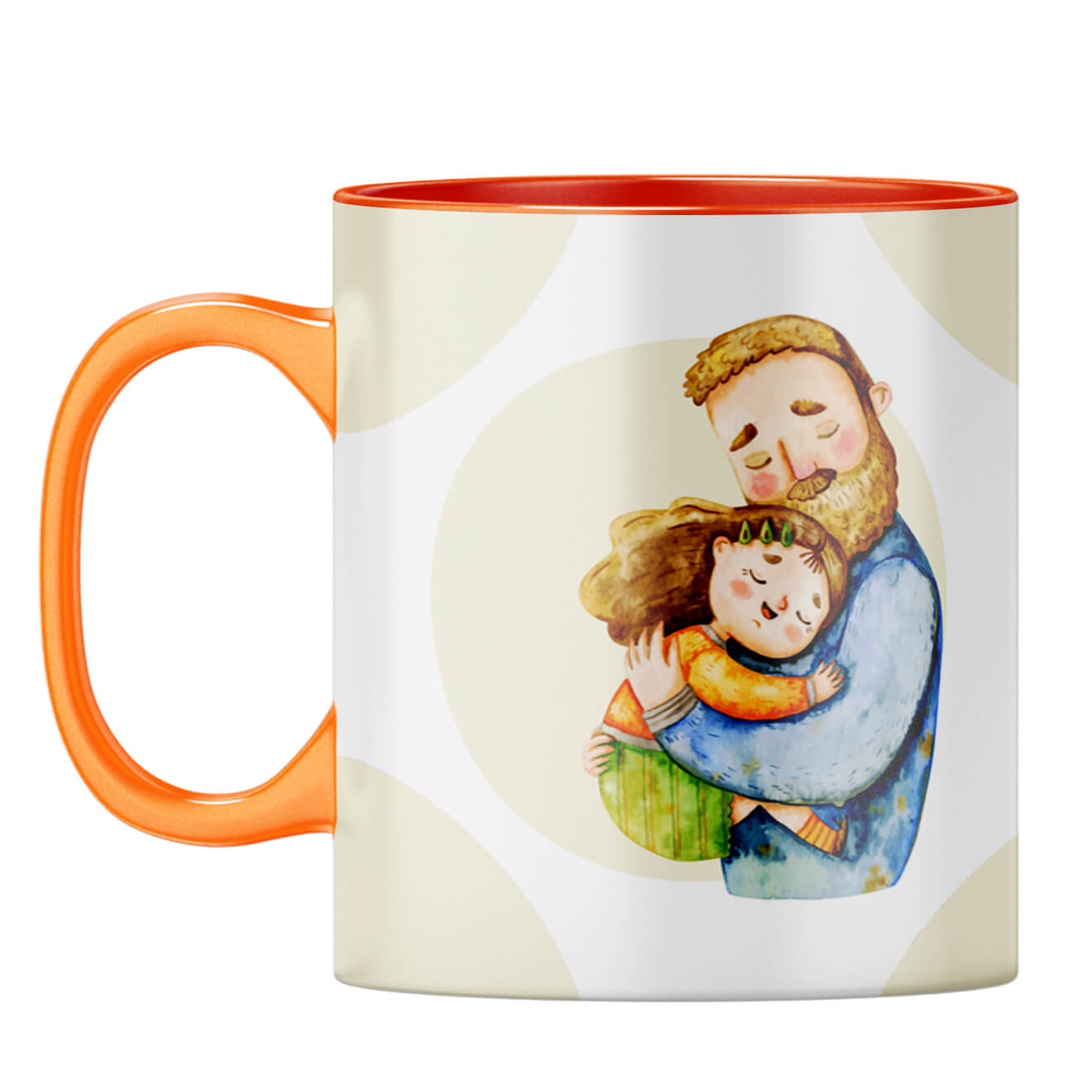 Gift for Father's Day Coffee Mug Orange