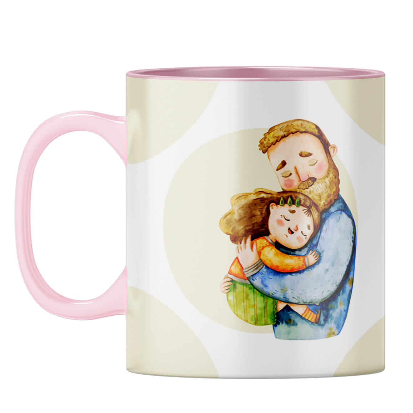 Gift for Father's Day Coffee Mug Pink