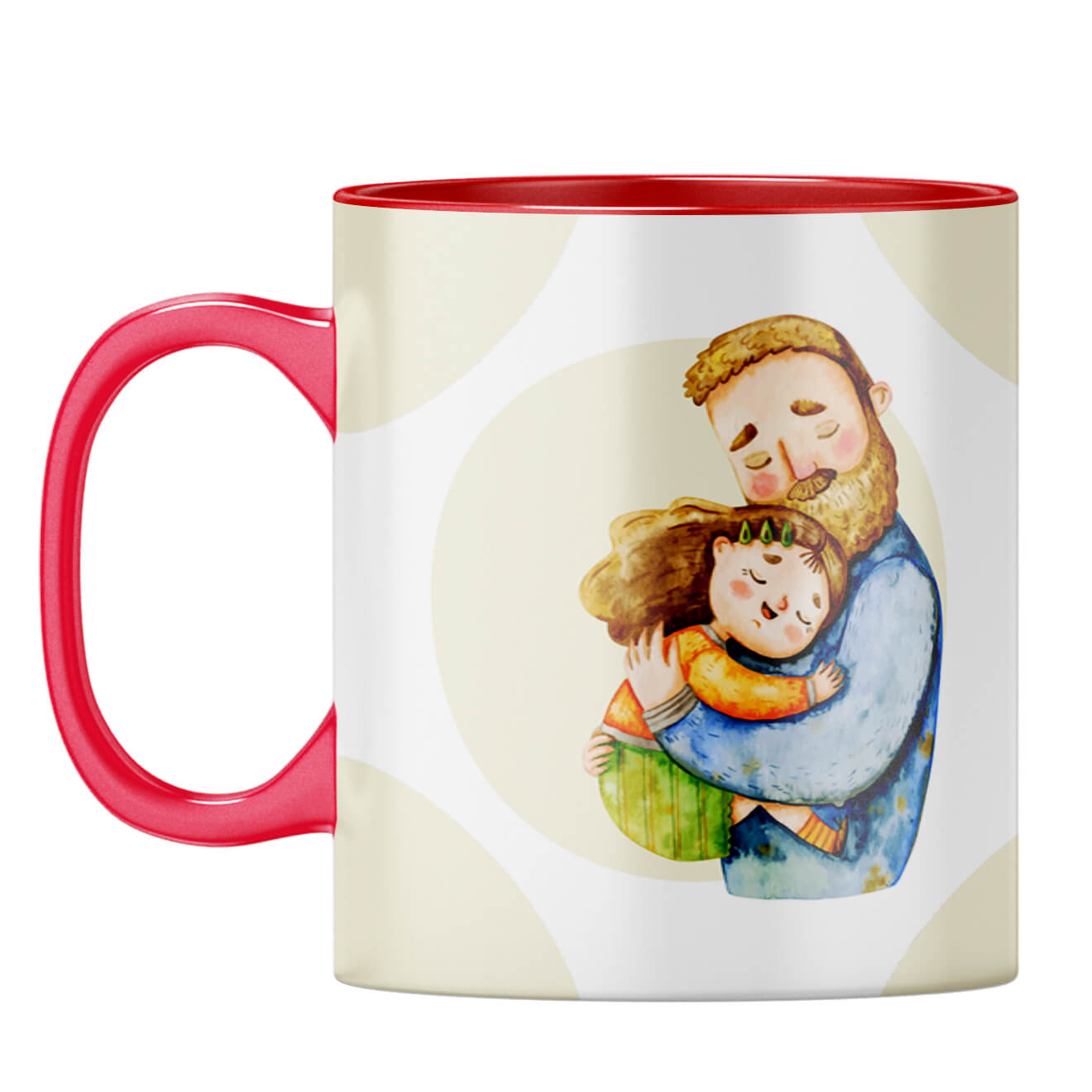 Gift for Father's Day Coffee Mug Red