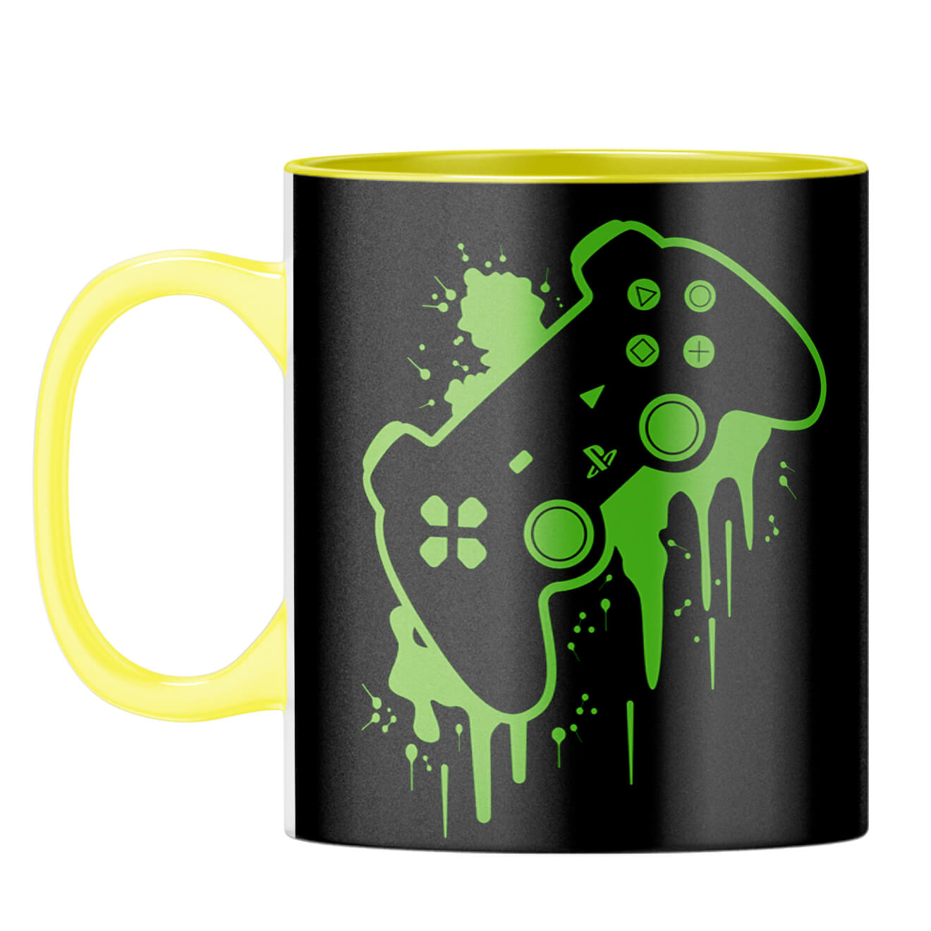 Gift for Game Lovers Coffee Mug Yellow