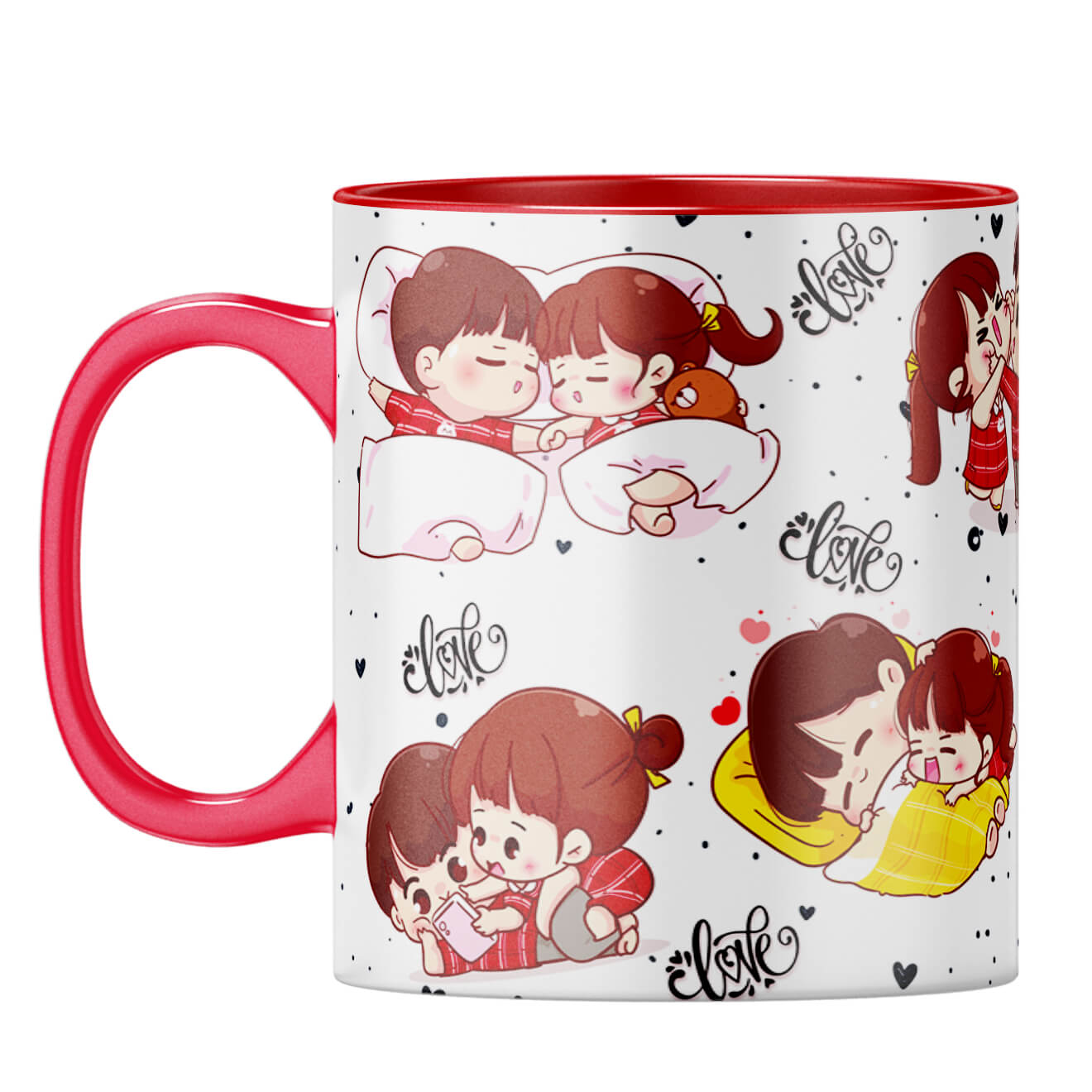 Gift for Girl Friend Coffee Mug Red
