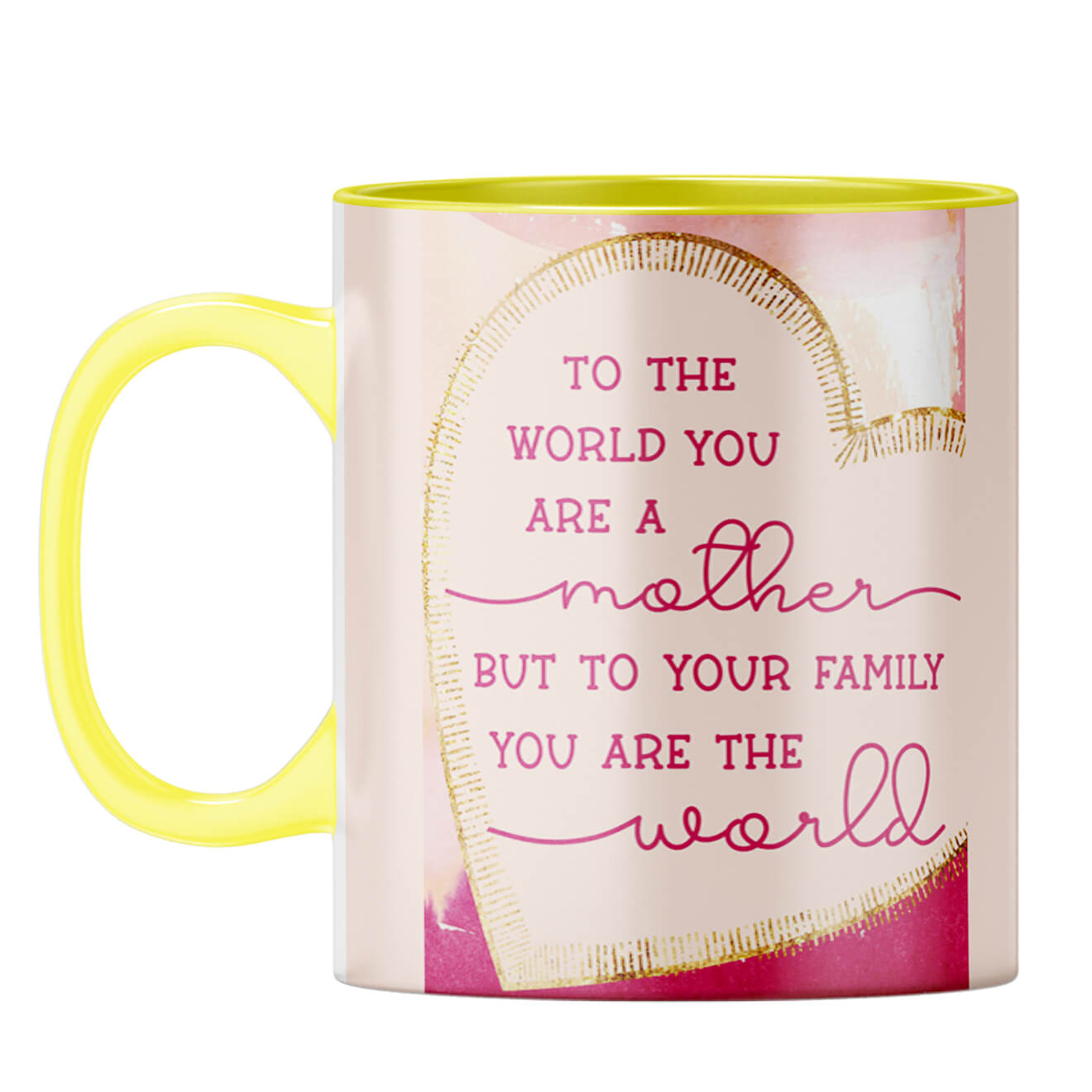 Gift For Mom On MotherS Day Coffee Mug Yellow