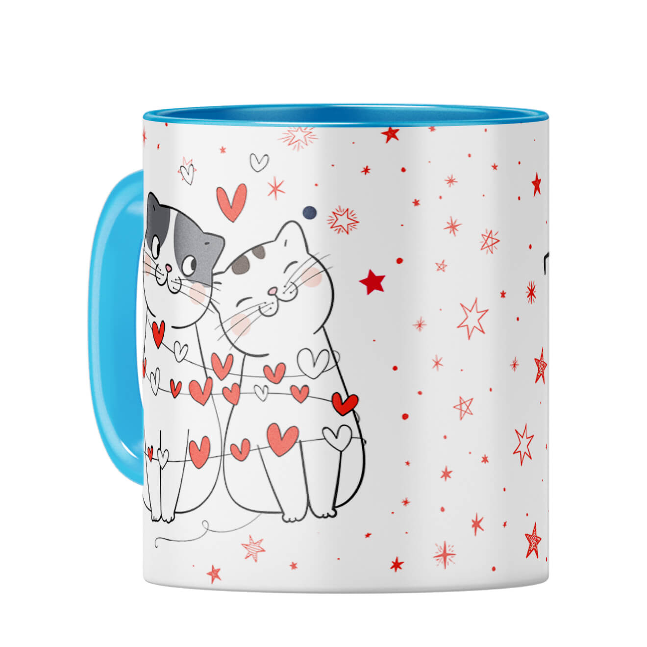 Gift for Perfect Couples Coffee Mug Light Blue