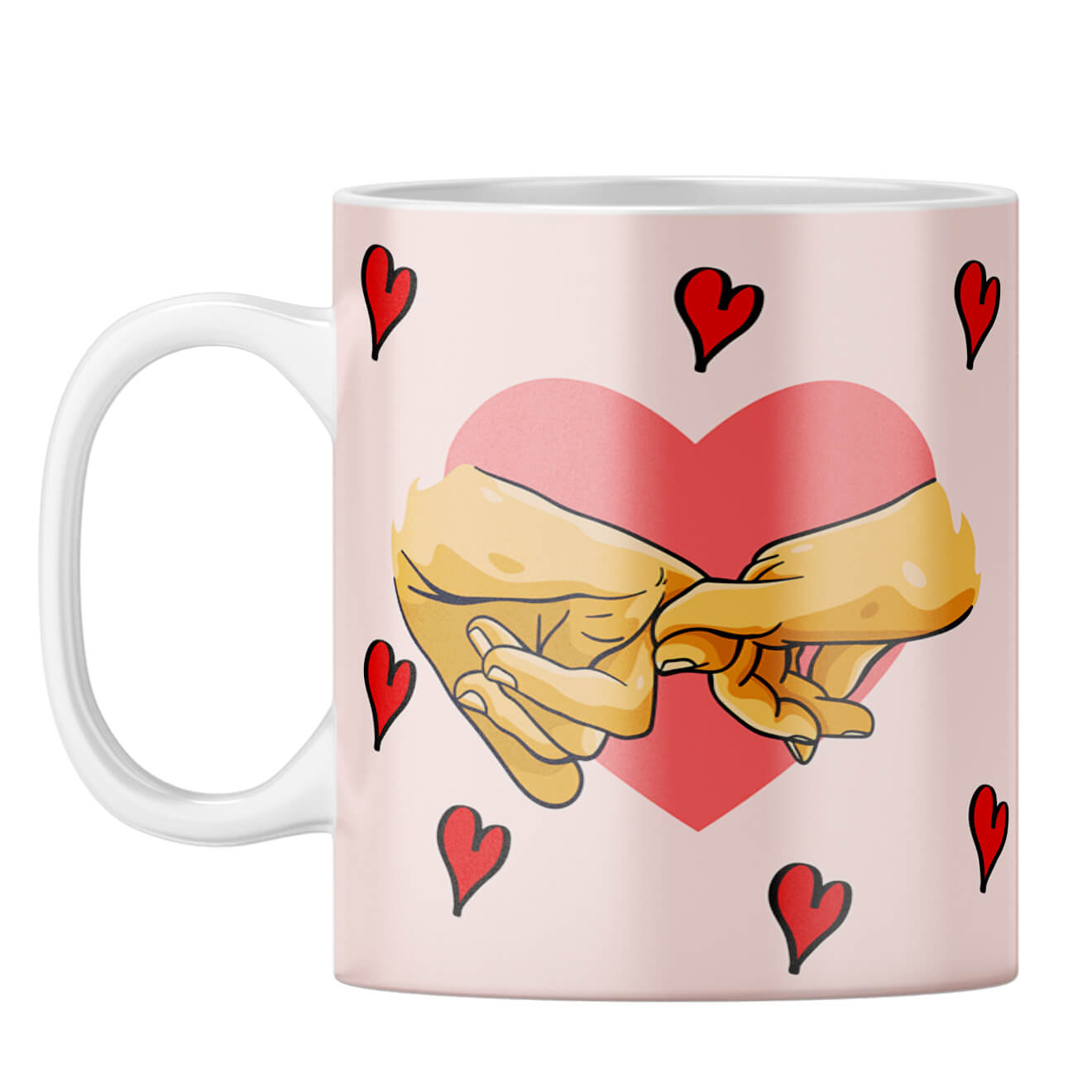 Gift for Romantic Couples Coffee Mug White