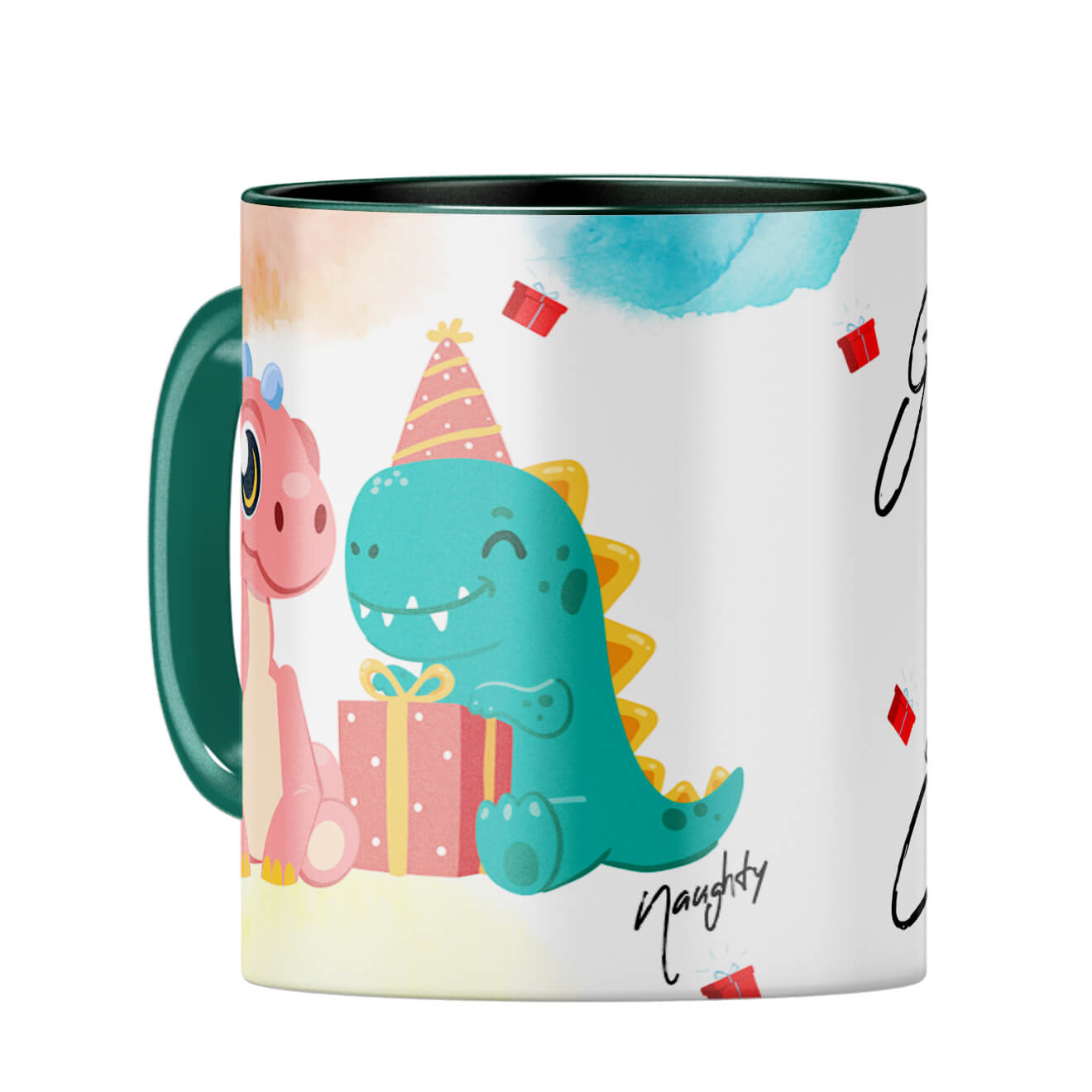 Gift for Sister Brother Coffee Mug Dark Green