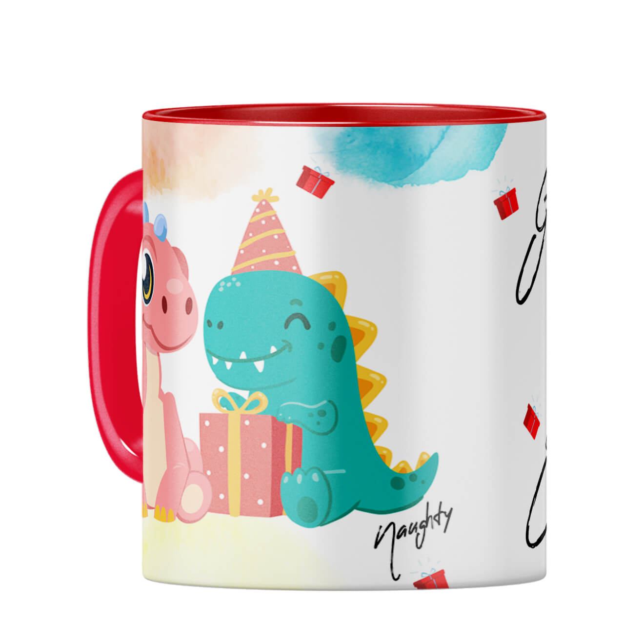 Gift for Sister Brother Coffee Mug Red