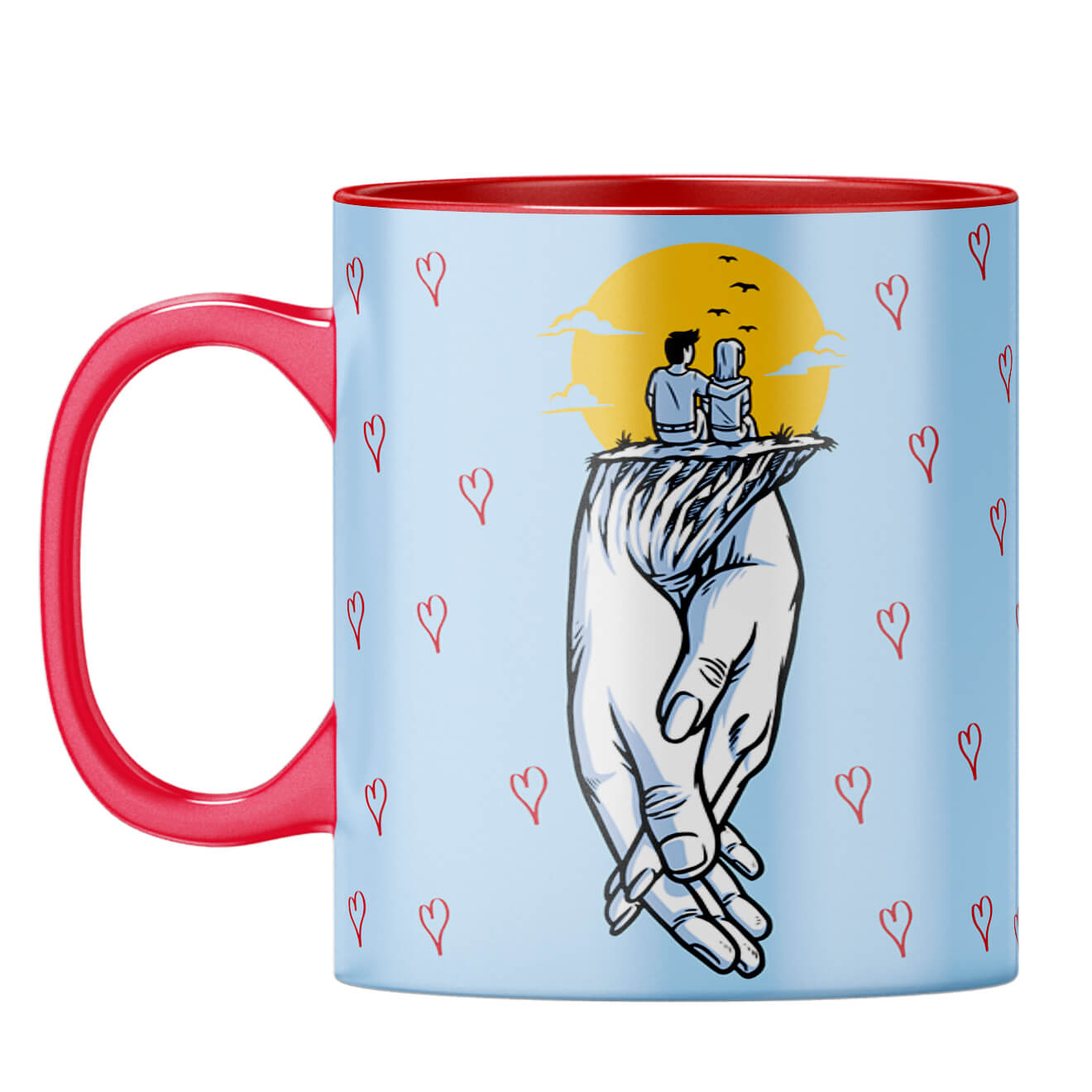 Gift for Soul Mates Coffee Mug Red
