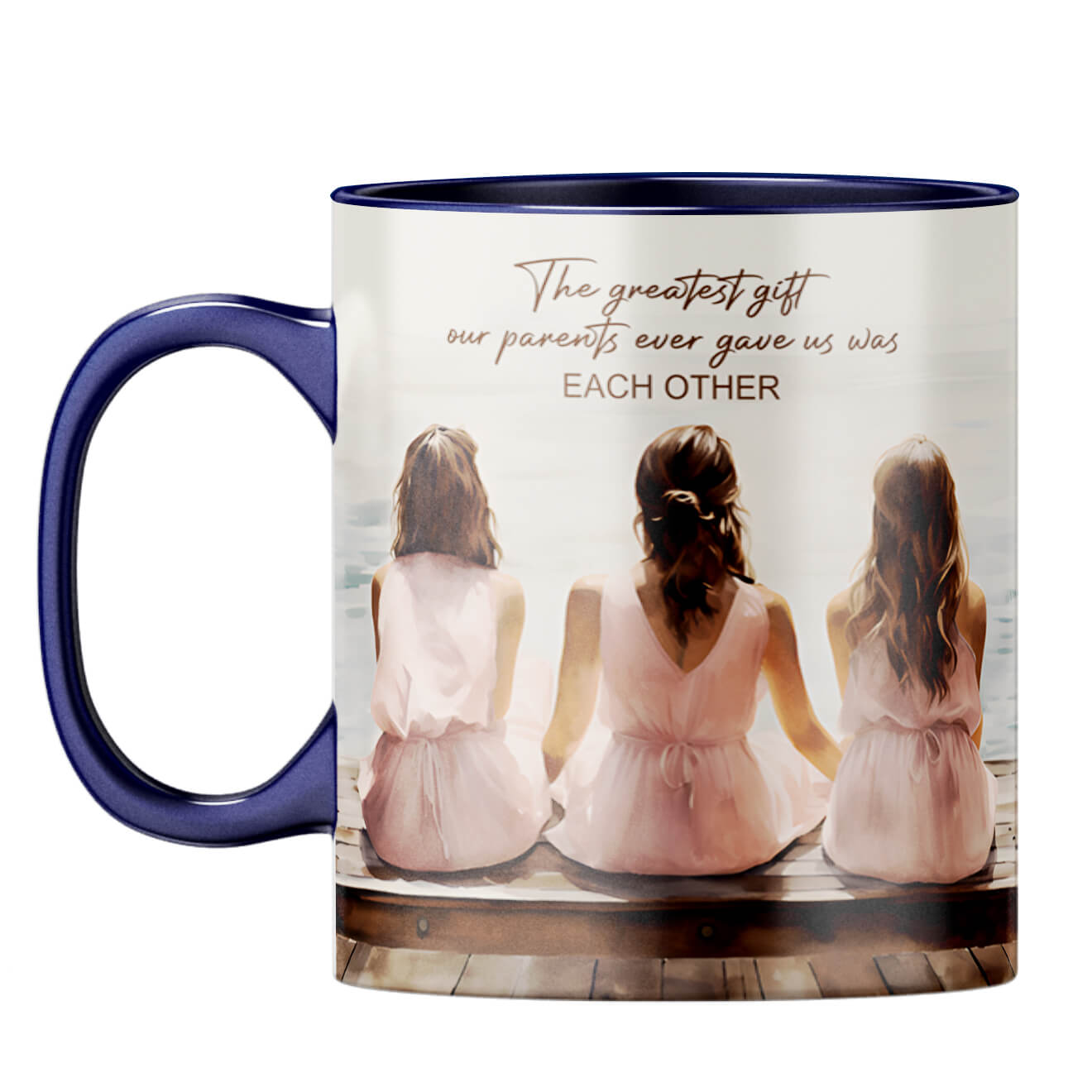 Gift from our Parents Coffee Mug Dark Blue