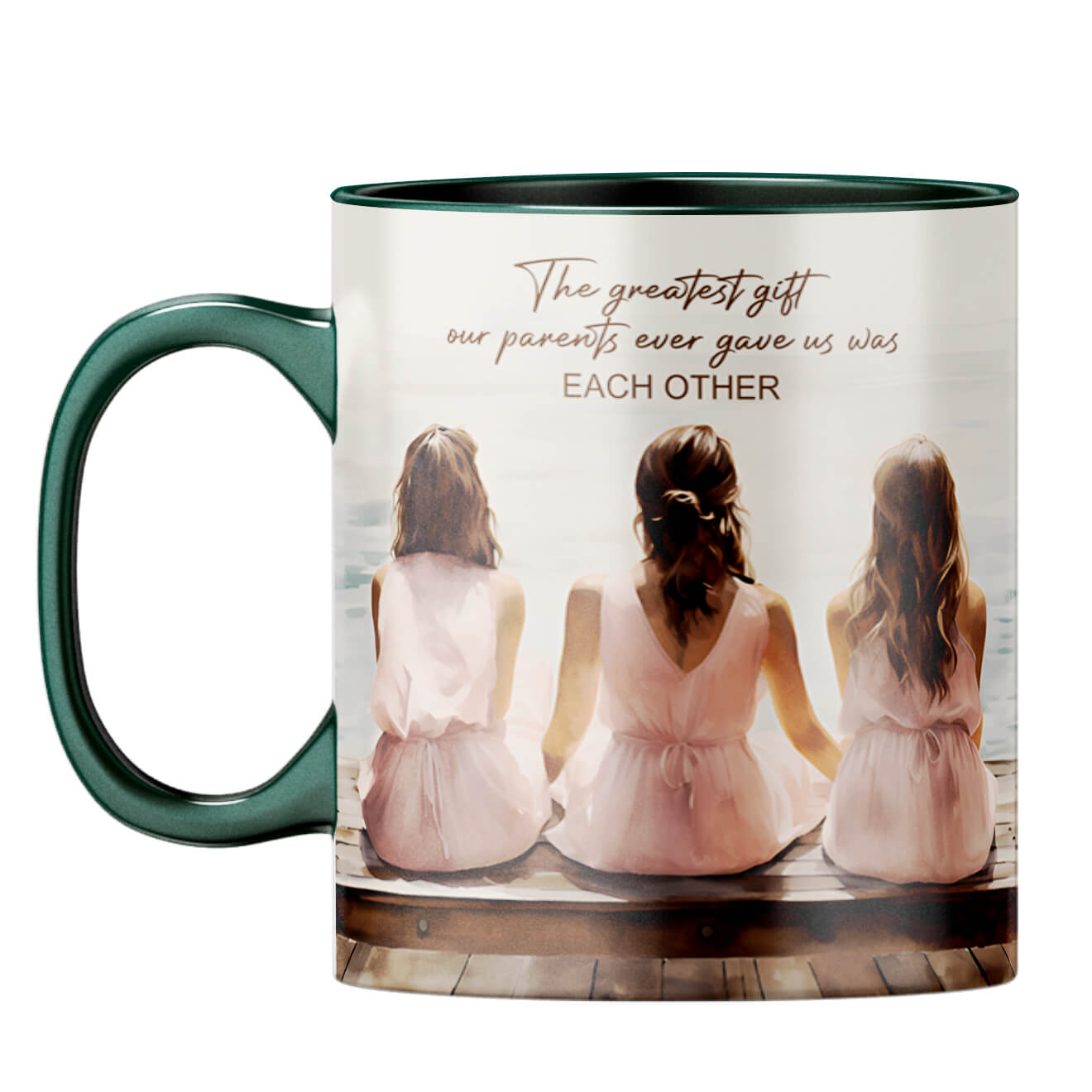 Gift from our Parents Coffee Mug Dark Green