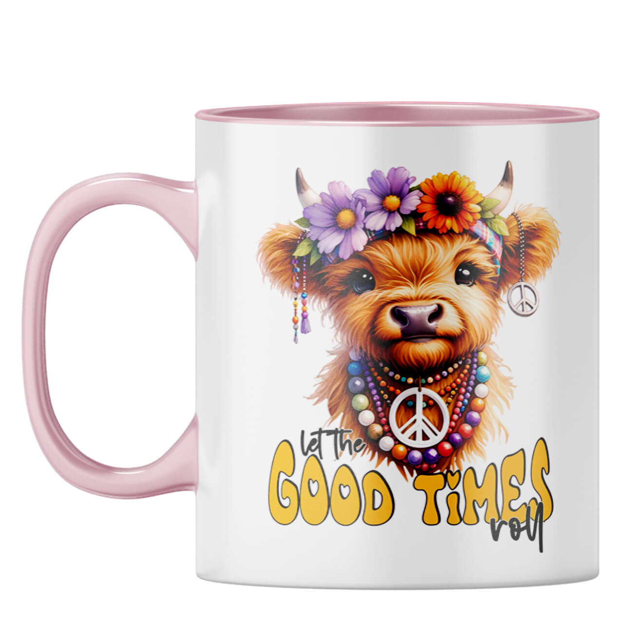 Good Times Roll Coffee Mug Pink