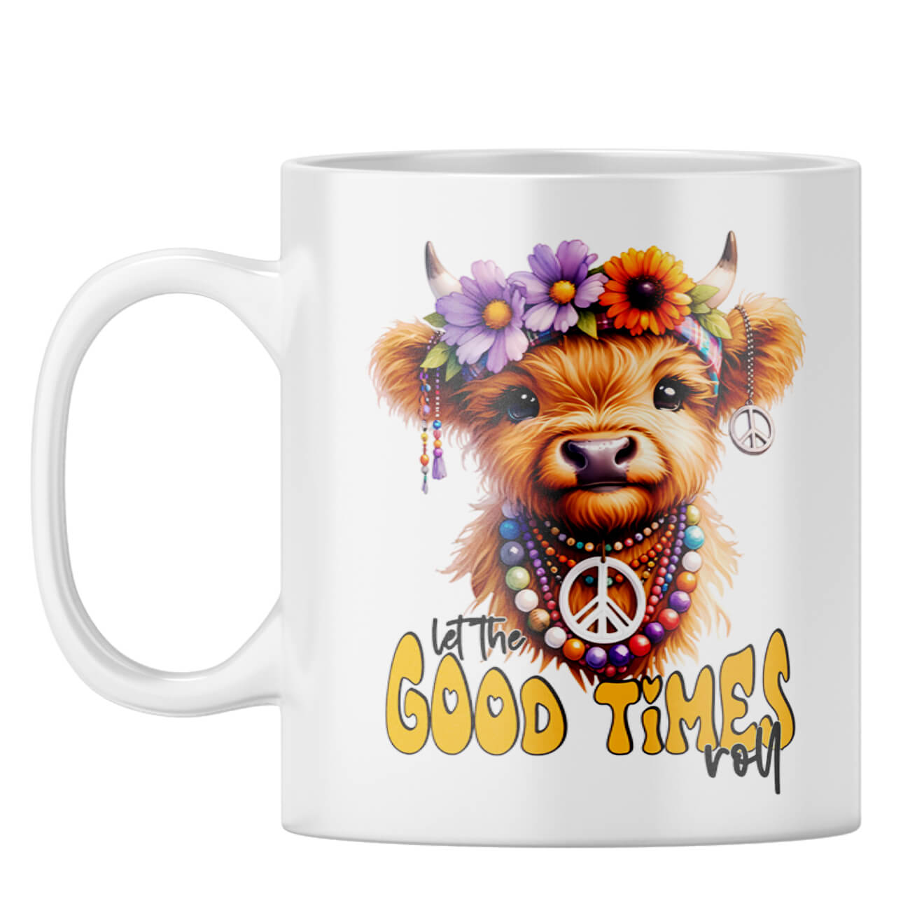 Good Times Roll Coffee Mug White