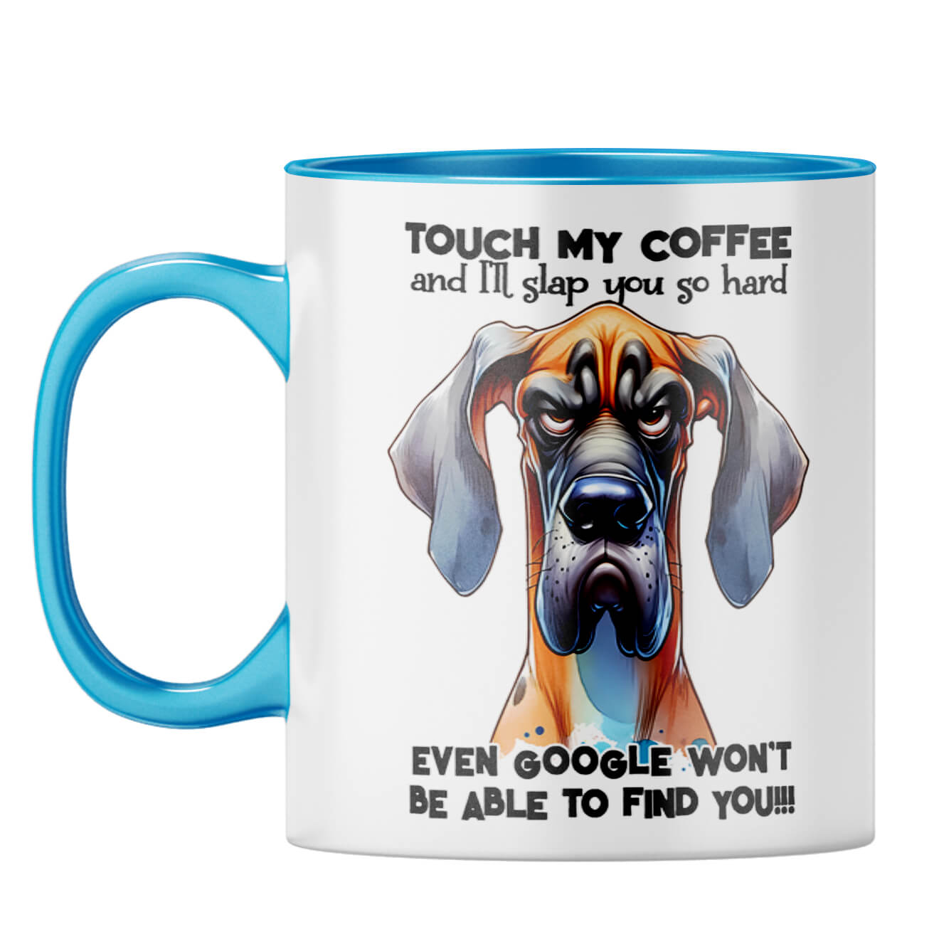 Google Wont Be Able to Find You Coffee Mug Light Blue