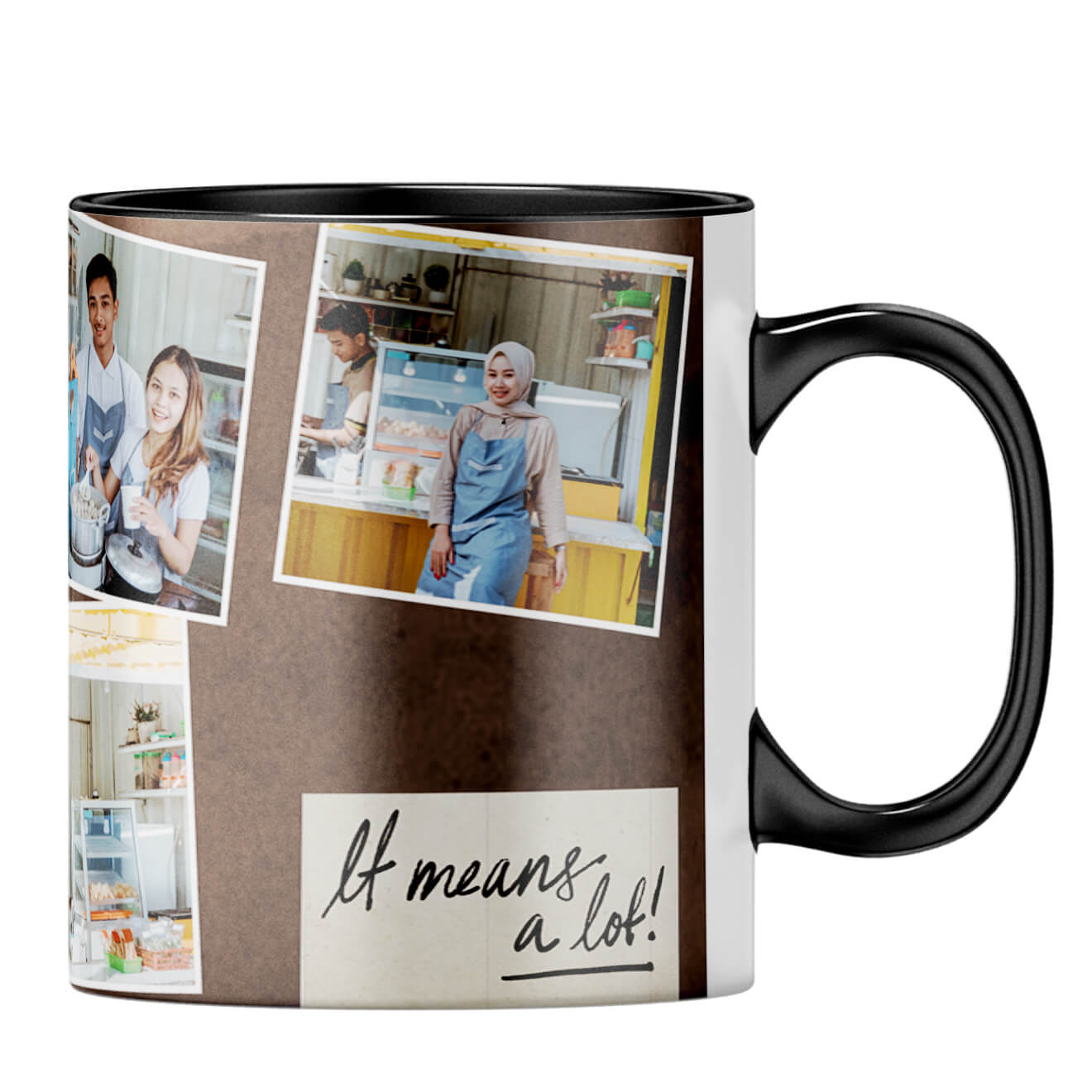 Grateful for Support Coffee MugB-Black