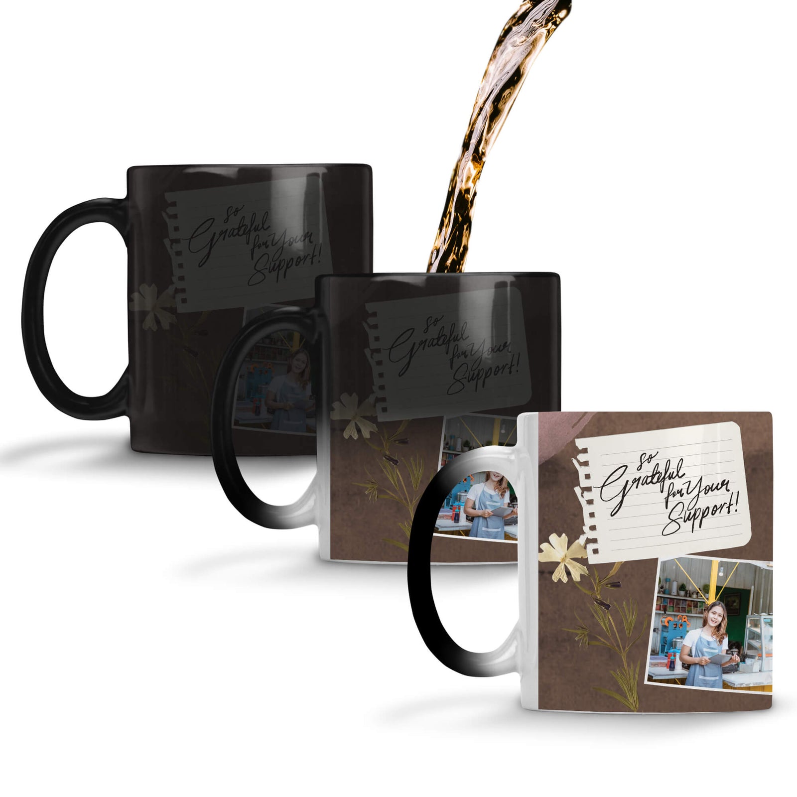 Grateful for Support Coffee Mug Magic