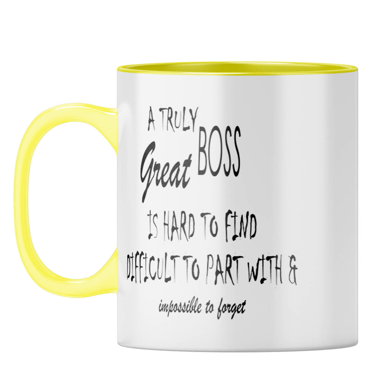 Great Boss Coffee Mug Yellow