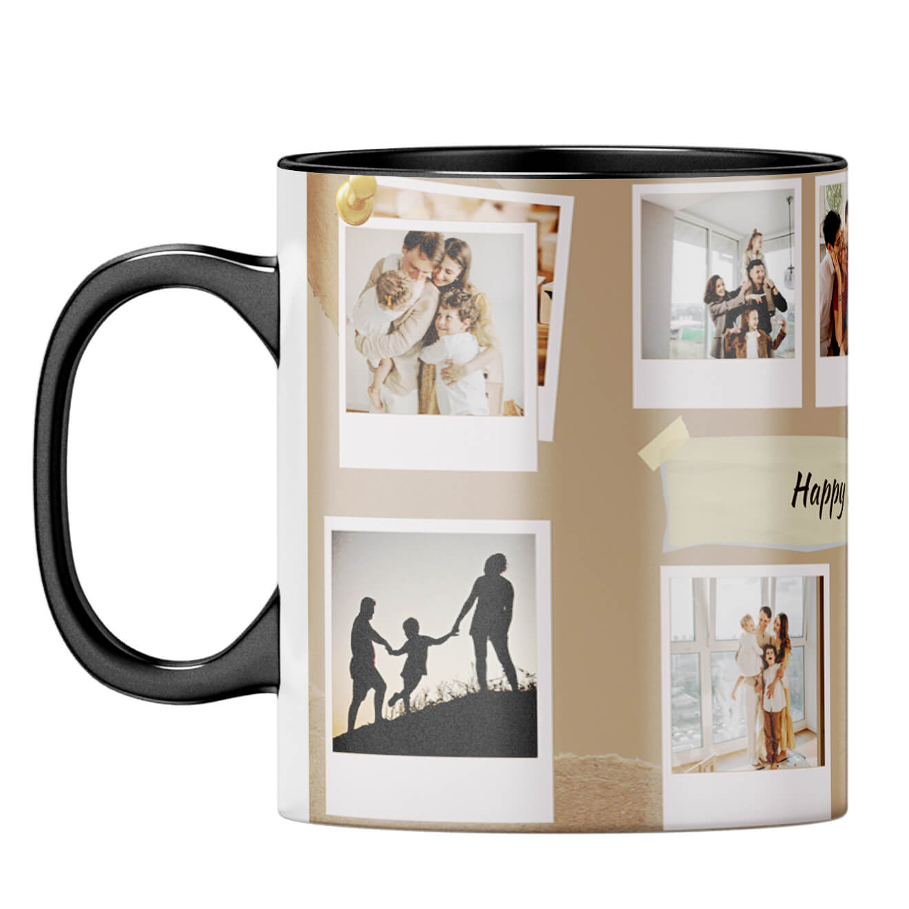 Happy Family Coffee MugF-Black