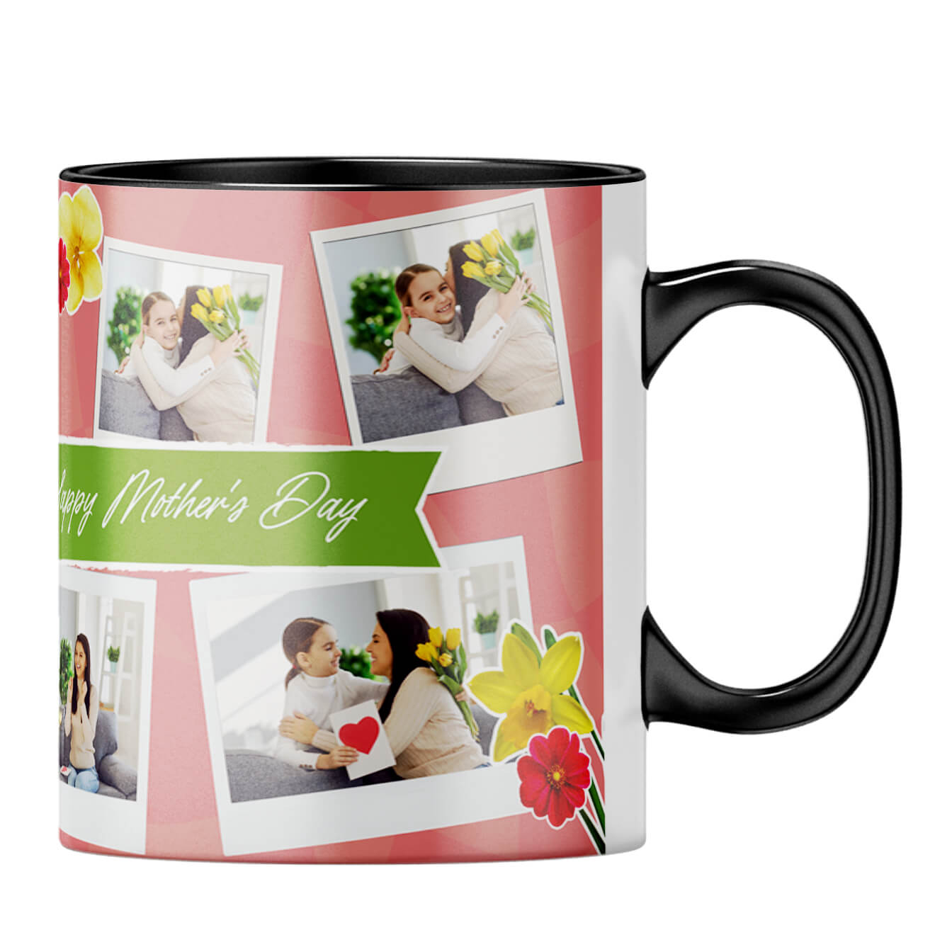 Happy Mothers Day Coffee MugB-Black
