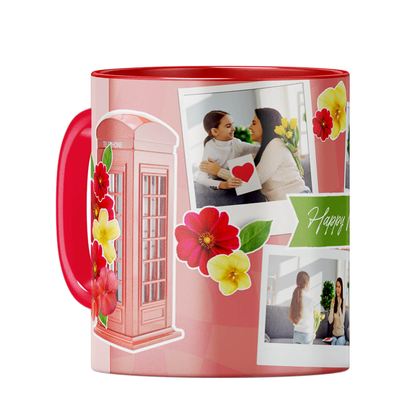 Happy Mothers Day Coffee Mug Red