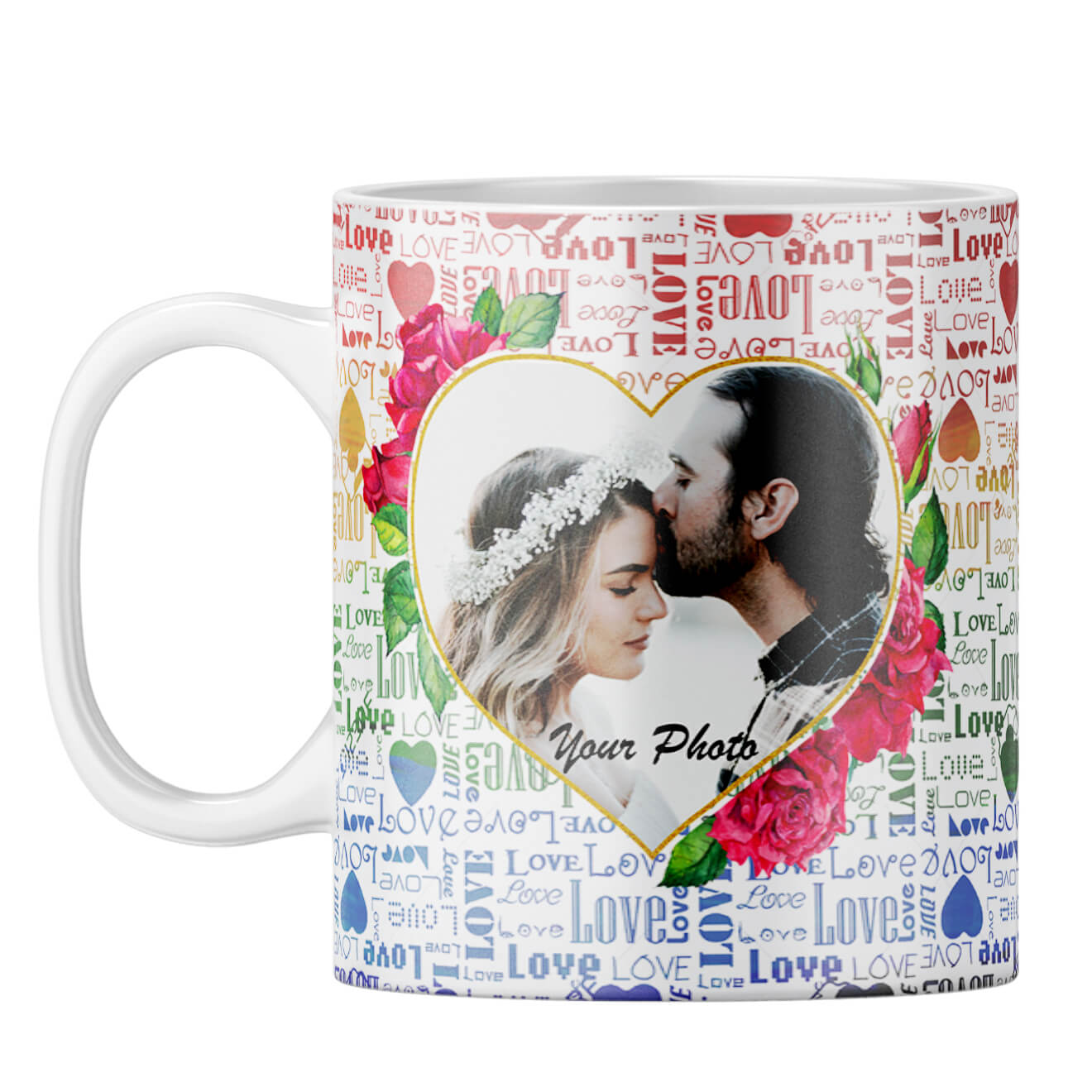 Heart Photos Coffee Mug White