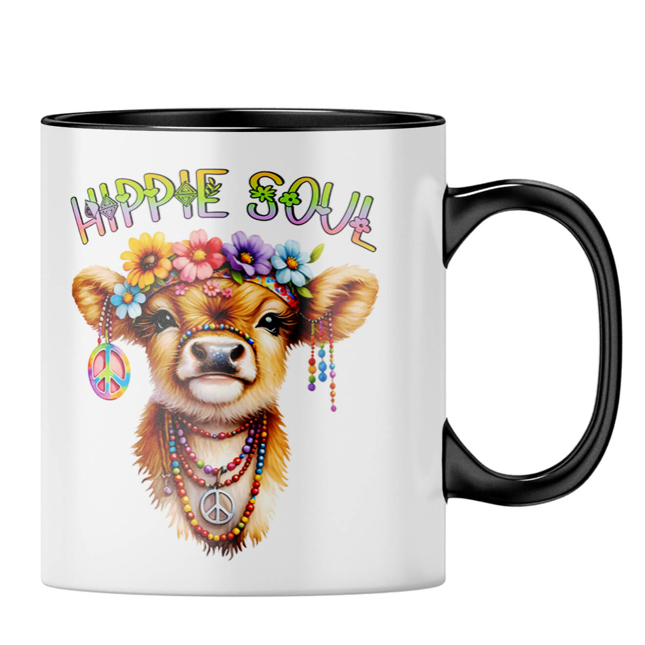 Hippie Soul Coffee MugB-Black