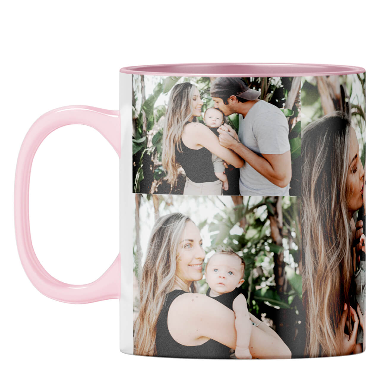 Holiday Wishes Coffee Mug Pink