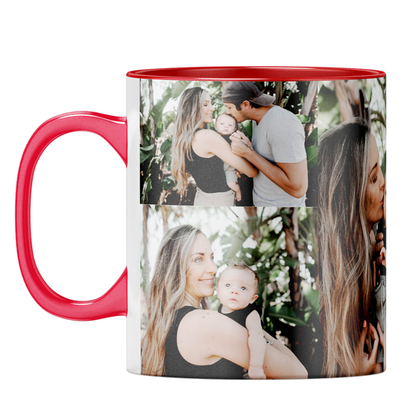 Holiday Wishes Coffee Mug Red