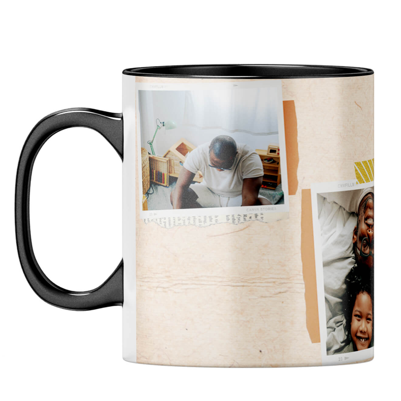 Home is Wherever Dad Is Coffee MugF-Black