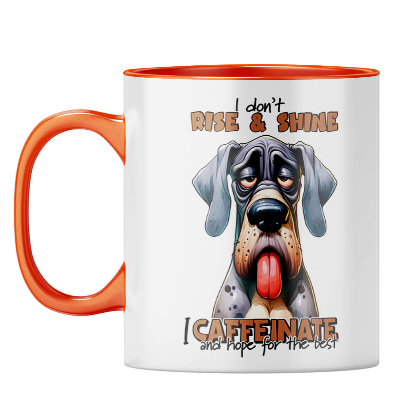 Hope for the Best Coffee Mug Orange