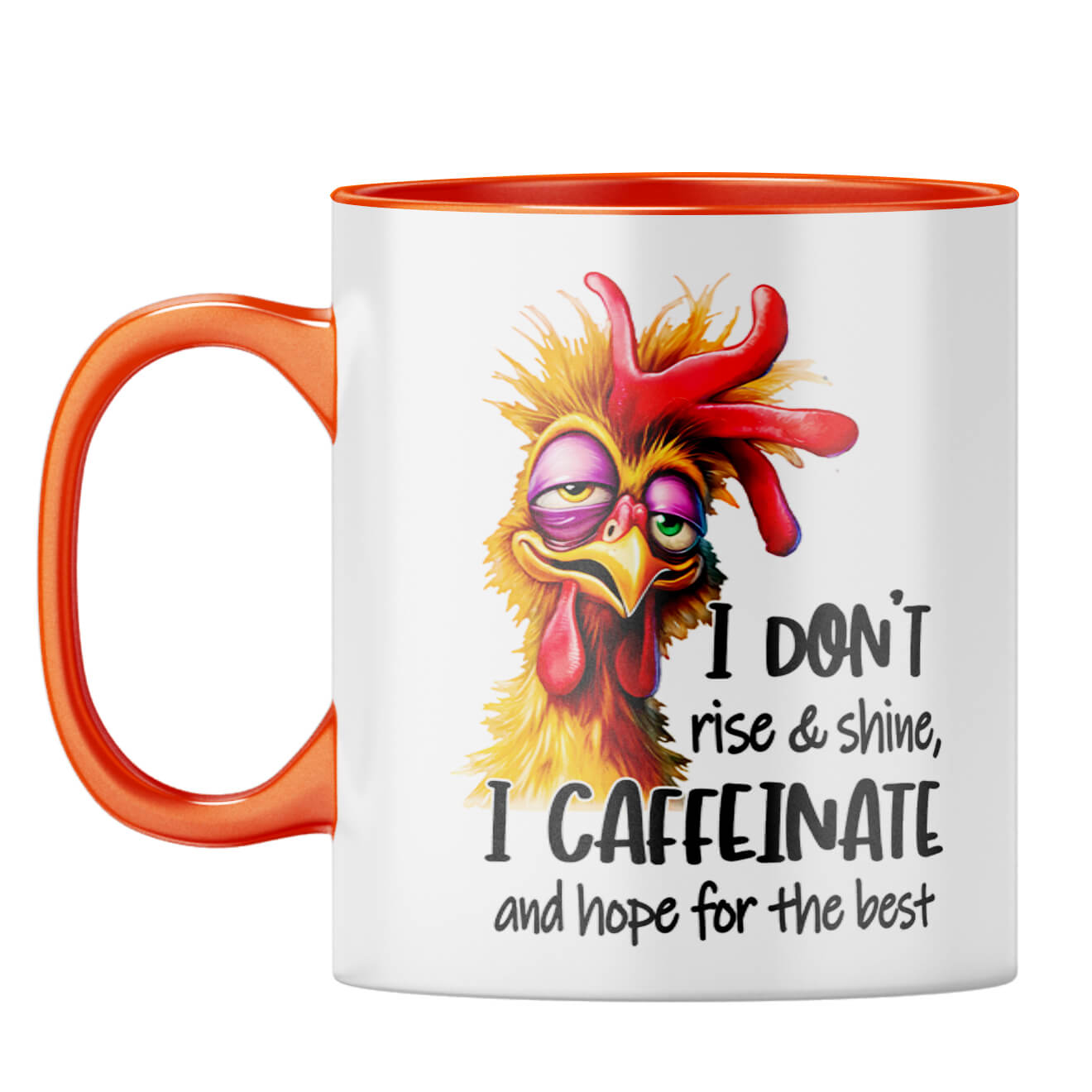 I Caffeinate Coffee Mug Orange