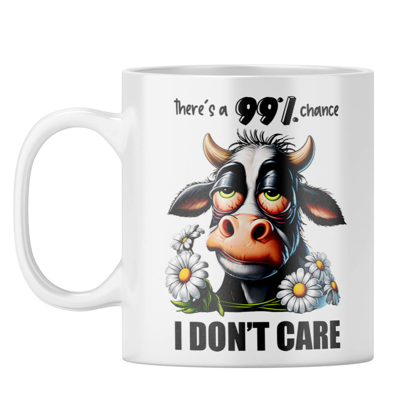 I Dont Care Coffee Mug White
