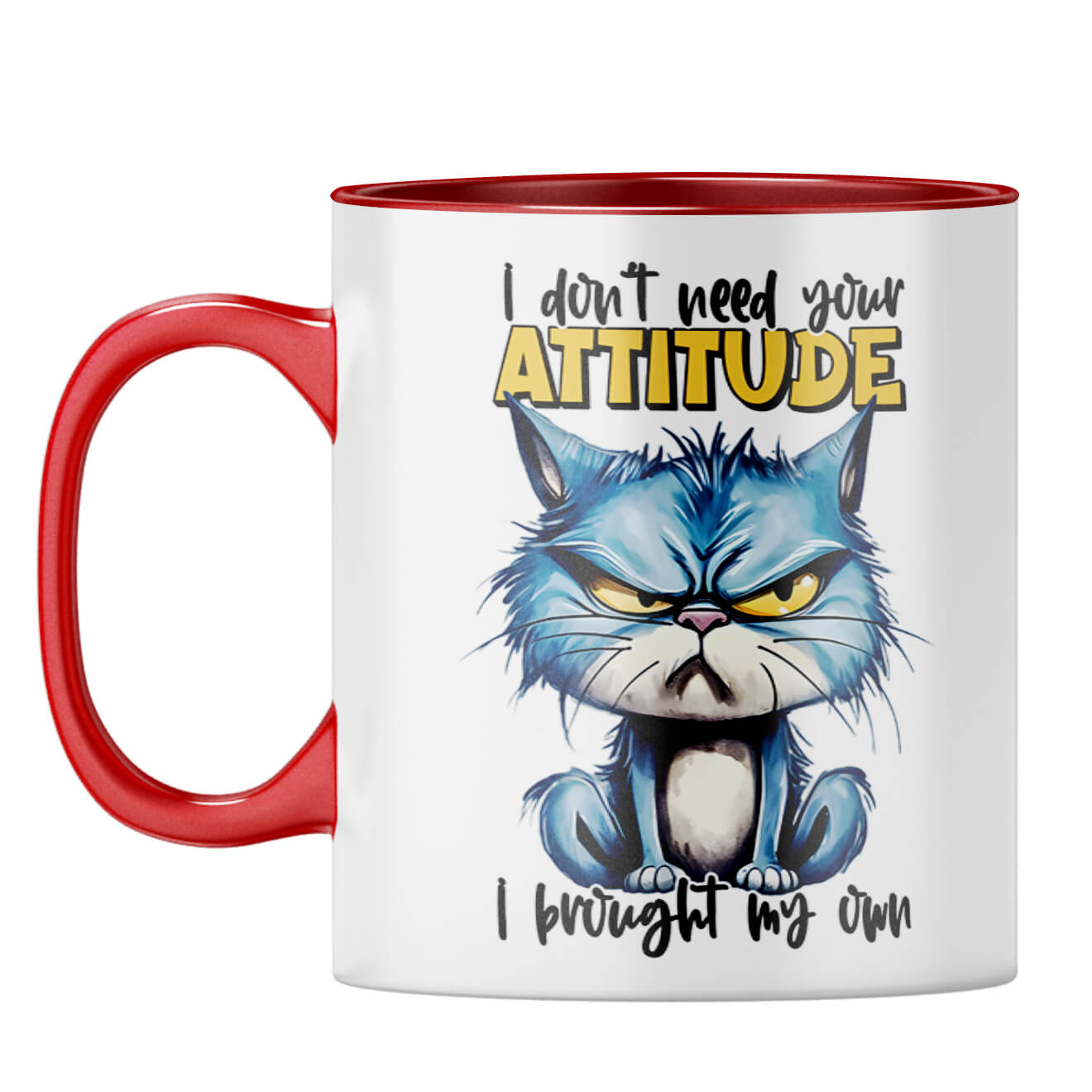 I have My Own Attitude Coffee Mug Red