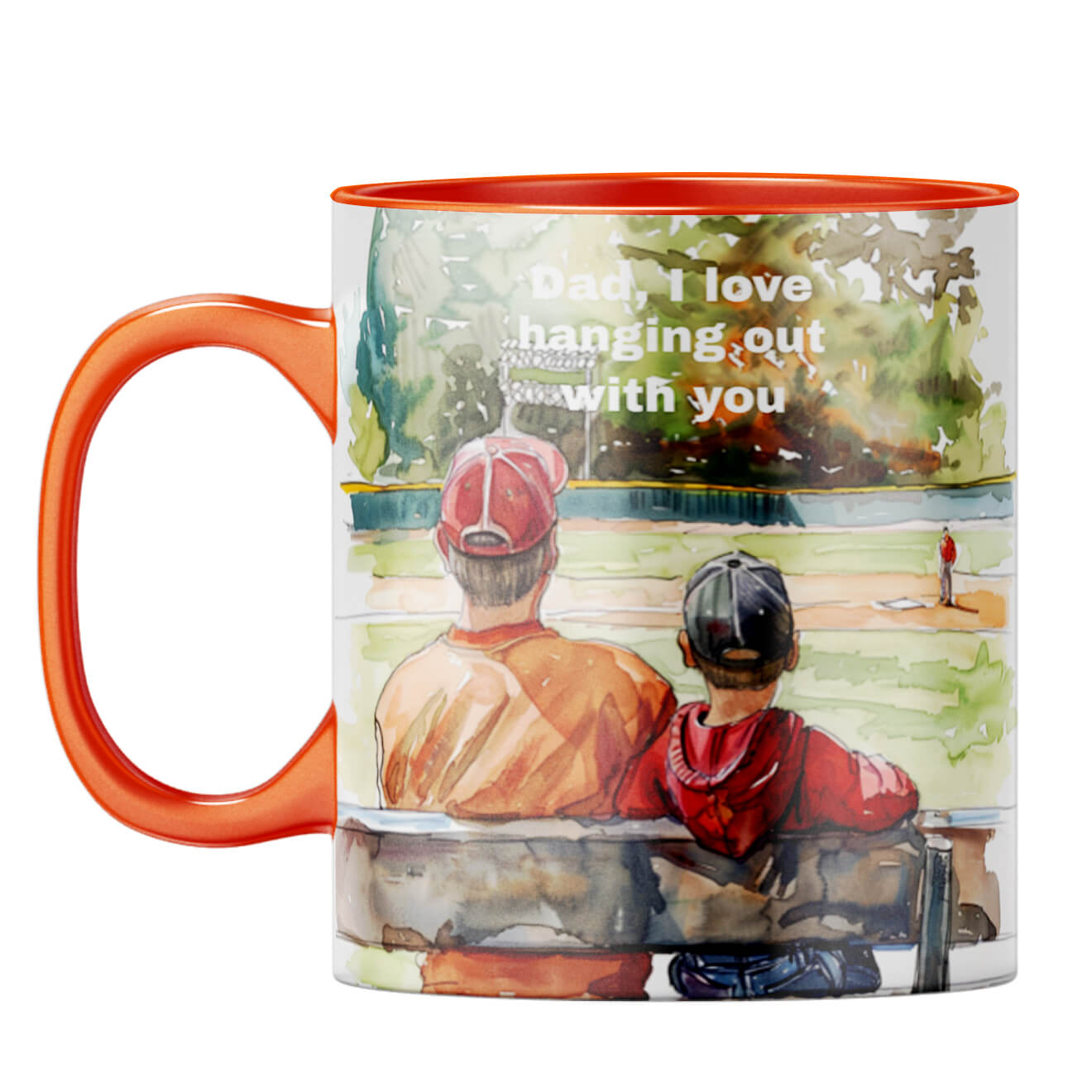 I Love Hanging Out with You Dad Coffee Mug